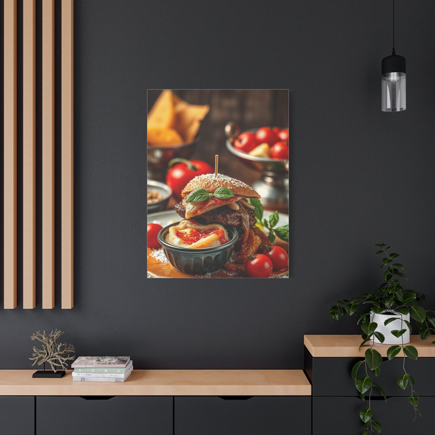 Italian Food Art Luxury Canvas Wall Art & Canvas Print