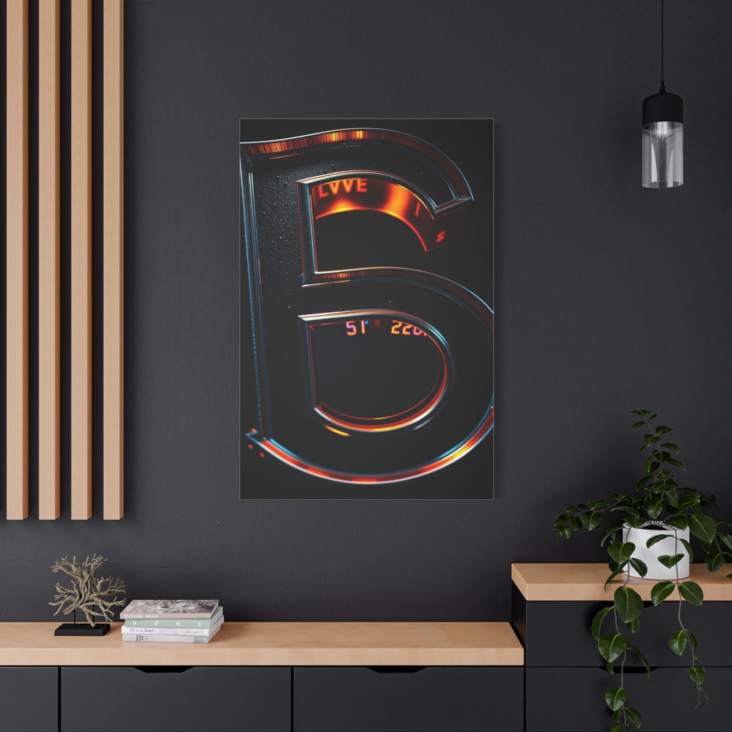 Alphabet & Letter B Art Refined Canvas Wall Art & Canvas Print