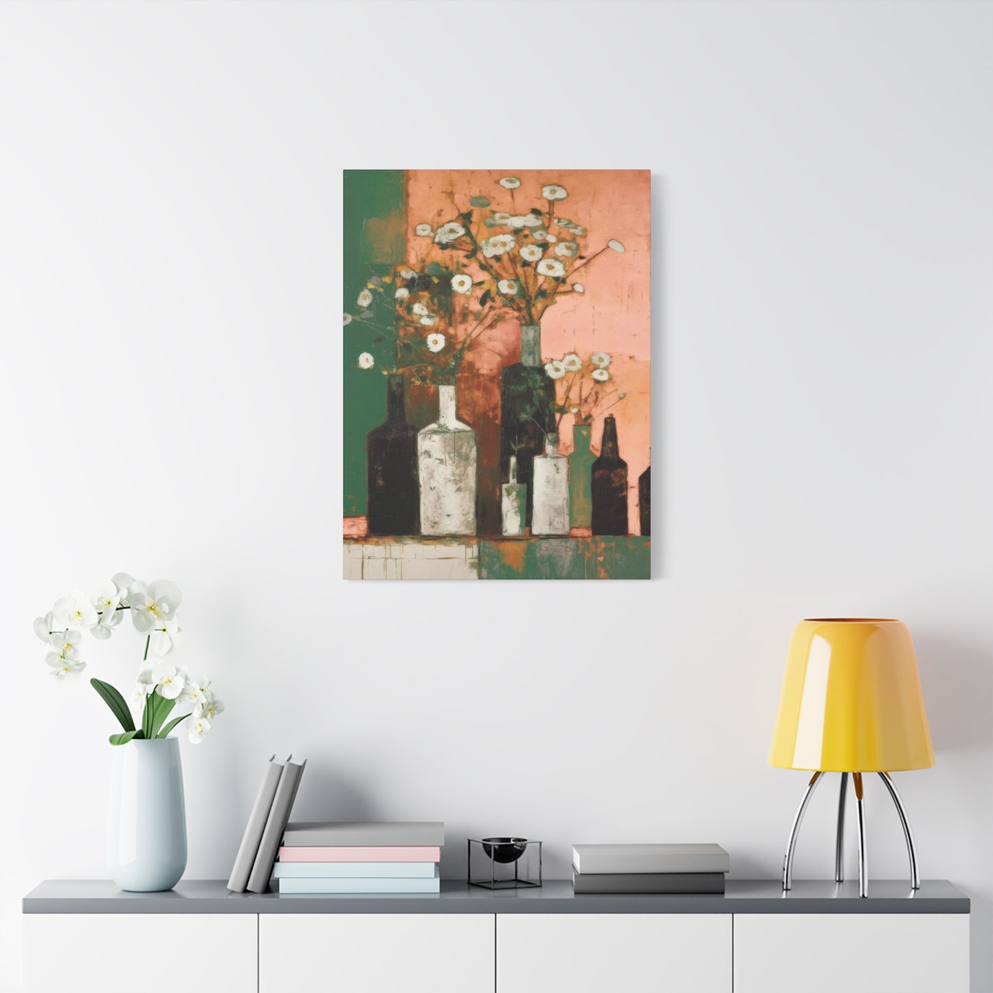 Bottles and Blooms Wall Art & Canvas Prints
