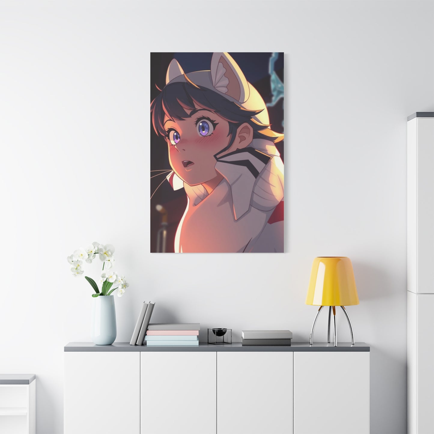 Vivacious Illustration Panel Wall Art & Canvas Print