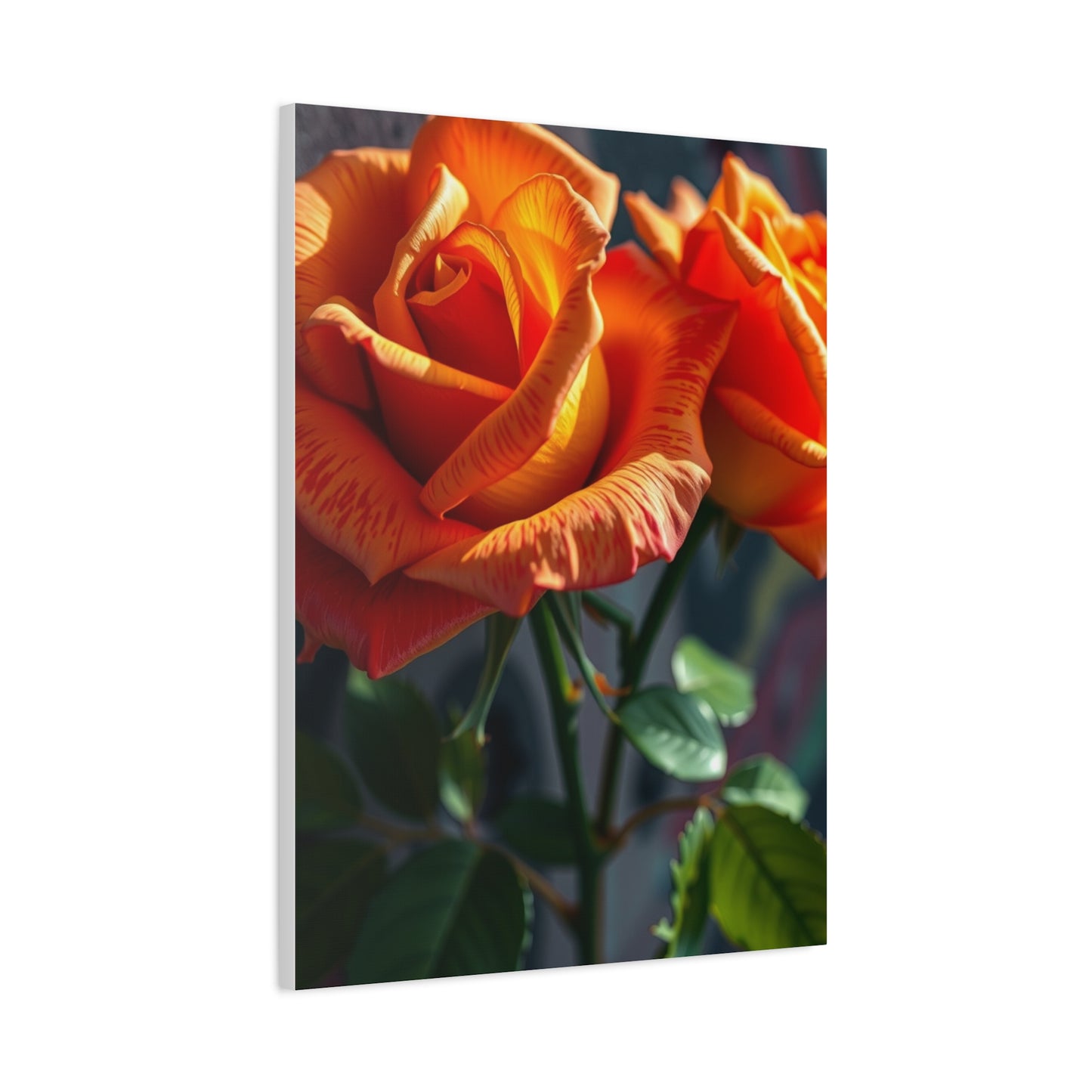 Graffiti Roses Art Premium Canvas 17 Wall Art & Canvas Print