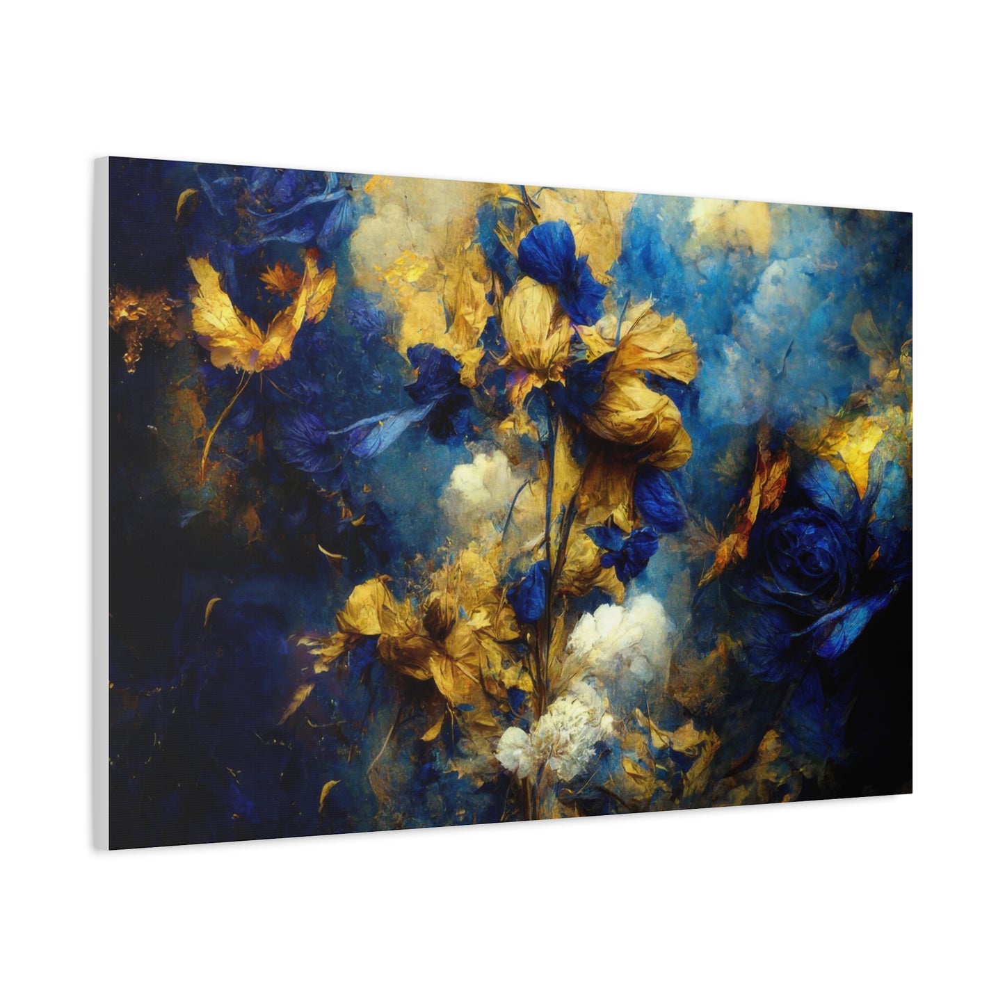 Golden Blooms at Twilight Wall Art & Canvas Prints