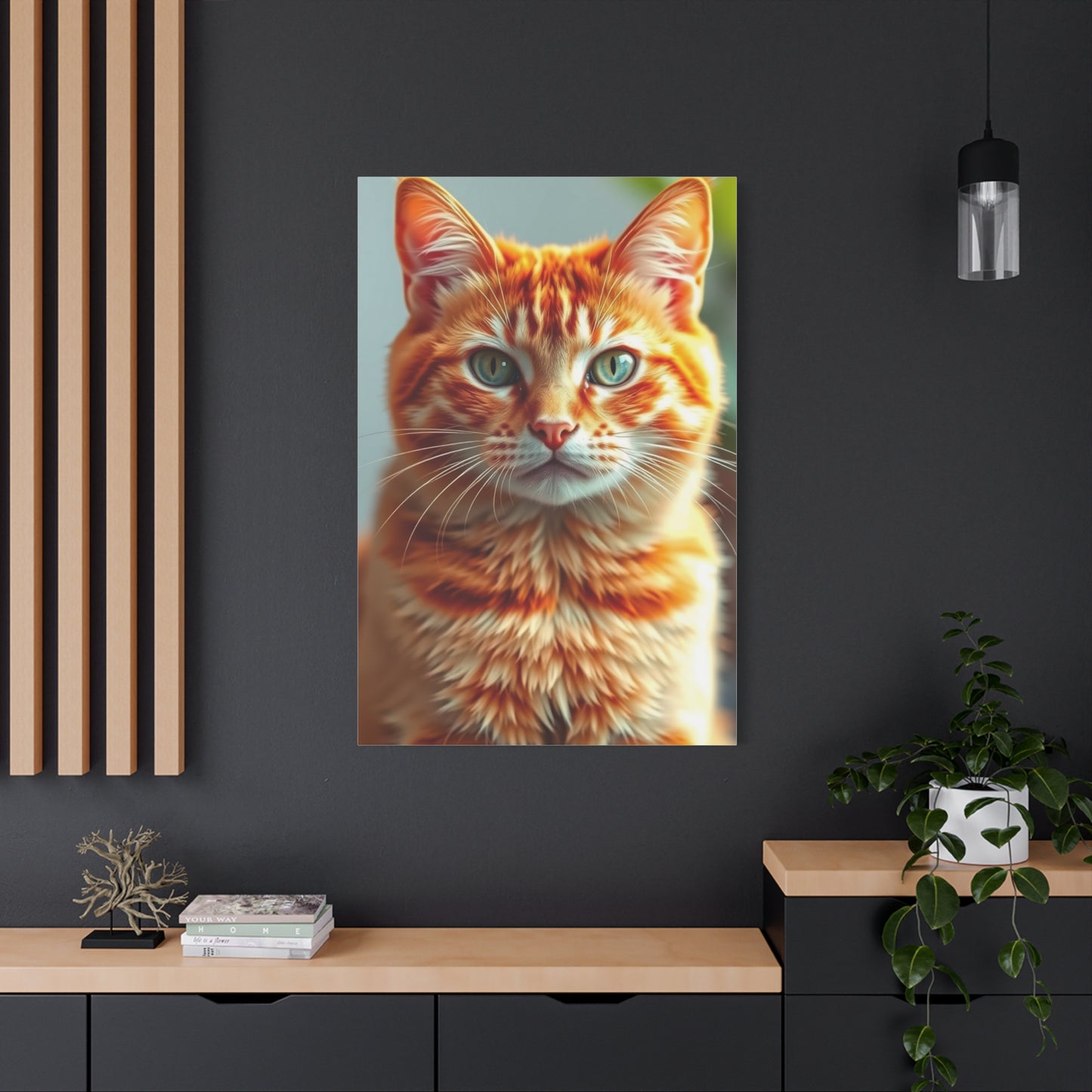 Orange Cat Art Supreme Canvas Wall Art & Canvas Print