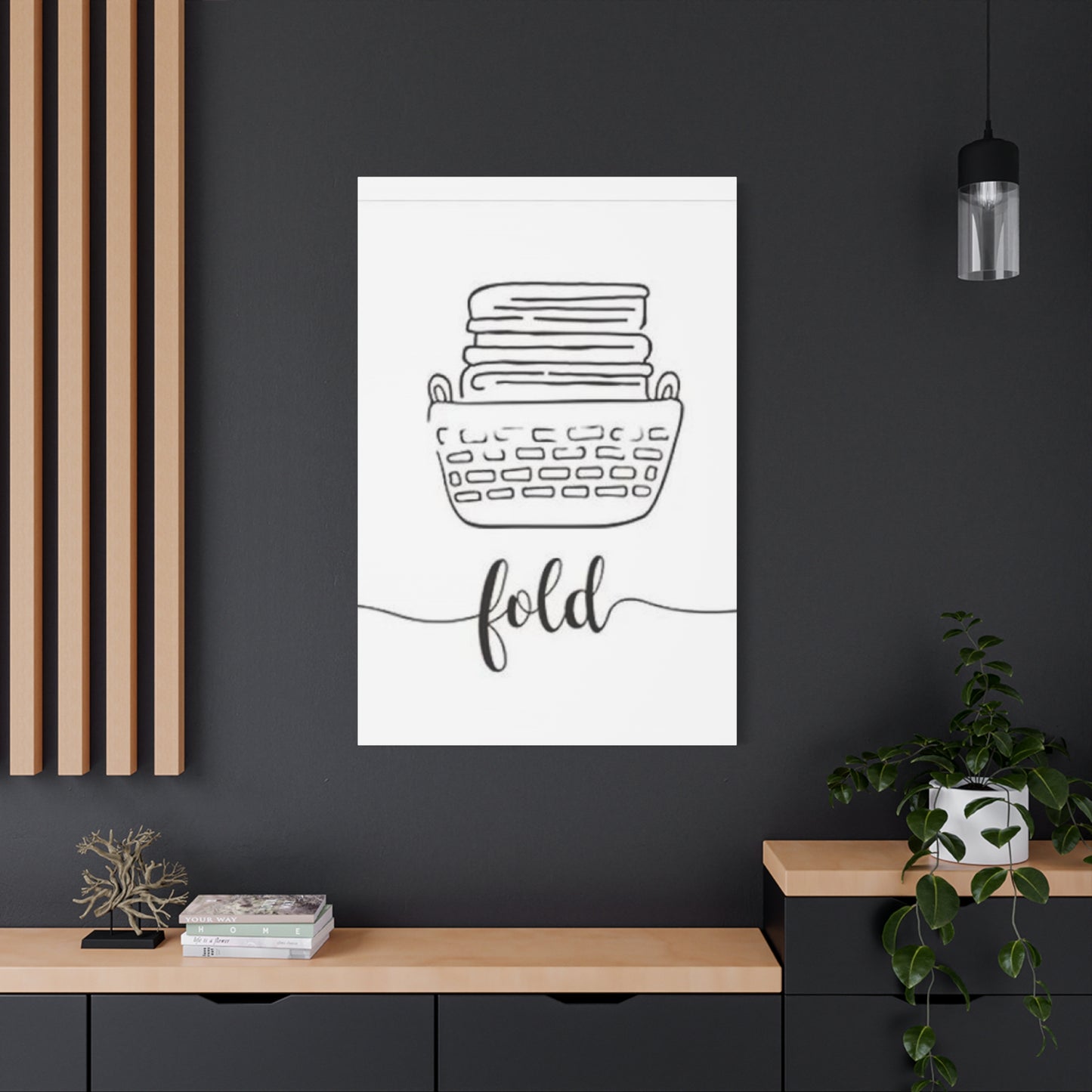 Fold Poster Drawing Laundry Wall Art & Canvas Prints