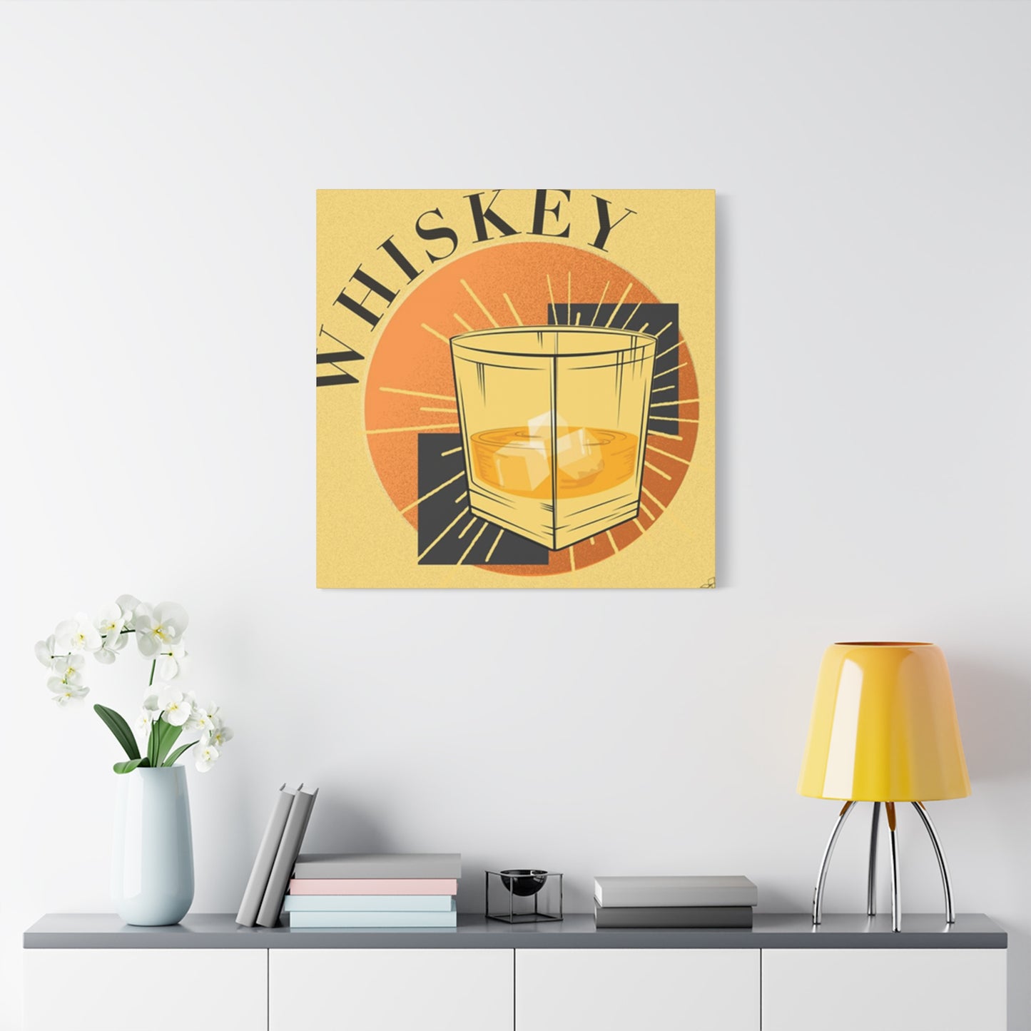 Whiskey Abstract Drinks Wall Art & Canvas Prints