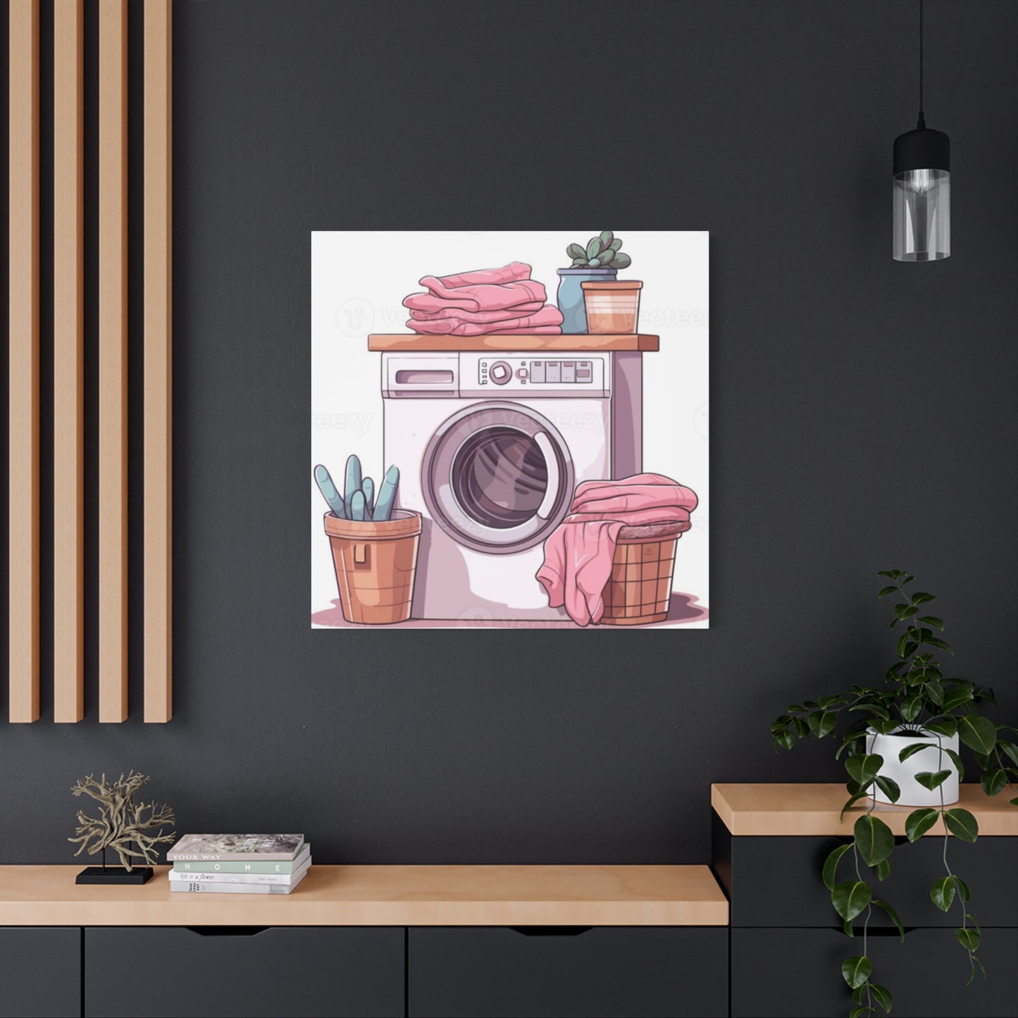 Colorful Laundry Poster For Laundry Room Wall Art & Canvas Prints