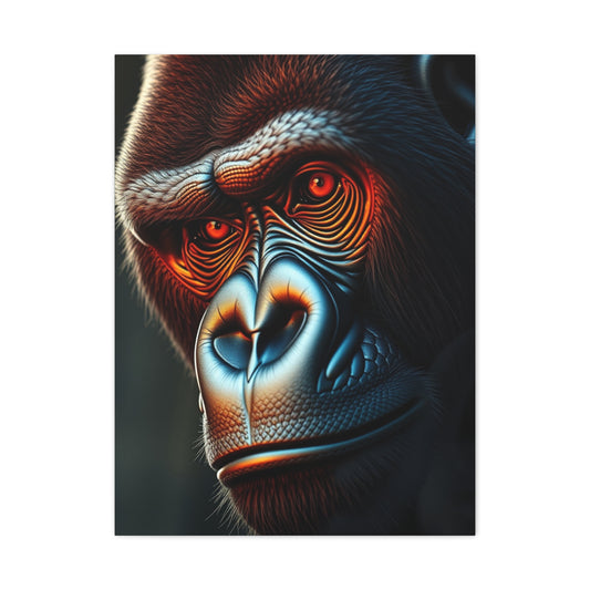 Gorilla Art Luxury Canvas Wall Art & Canvas Print