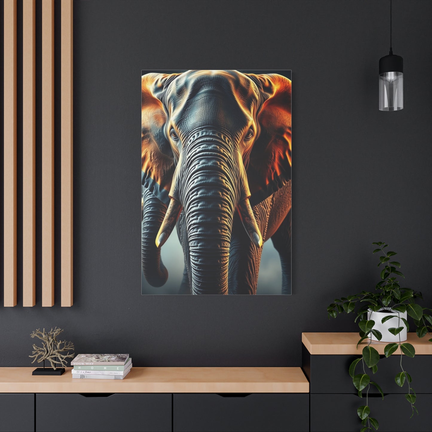 Ivory Monarch Canvas Wall Art & Canvas Print