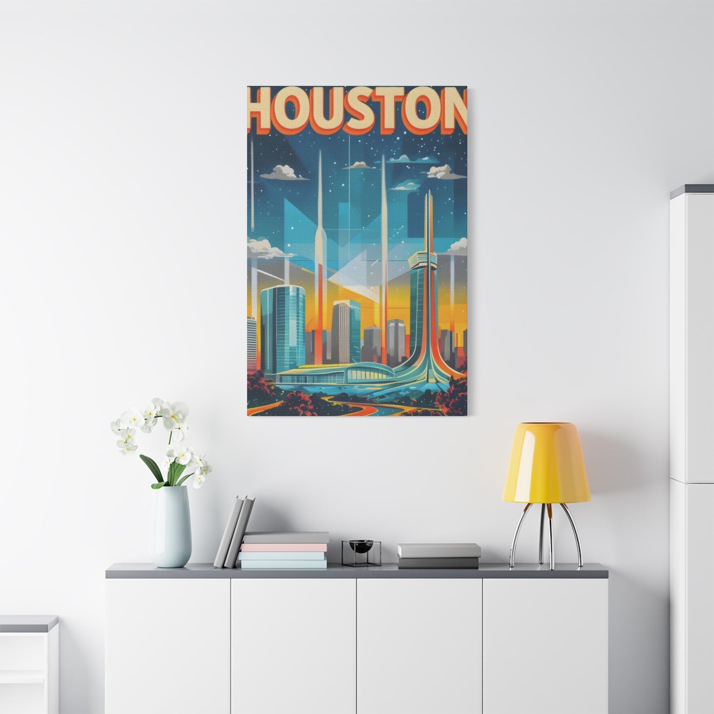 Houston Skyline Dynamic Wall Art & Canvas Prints