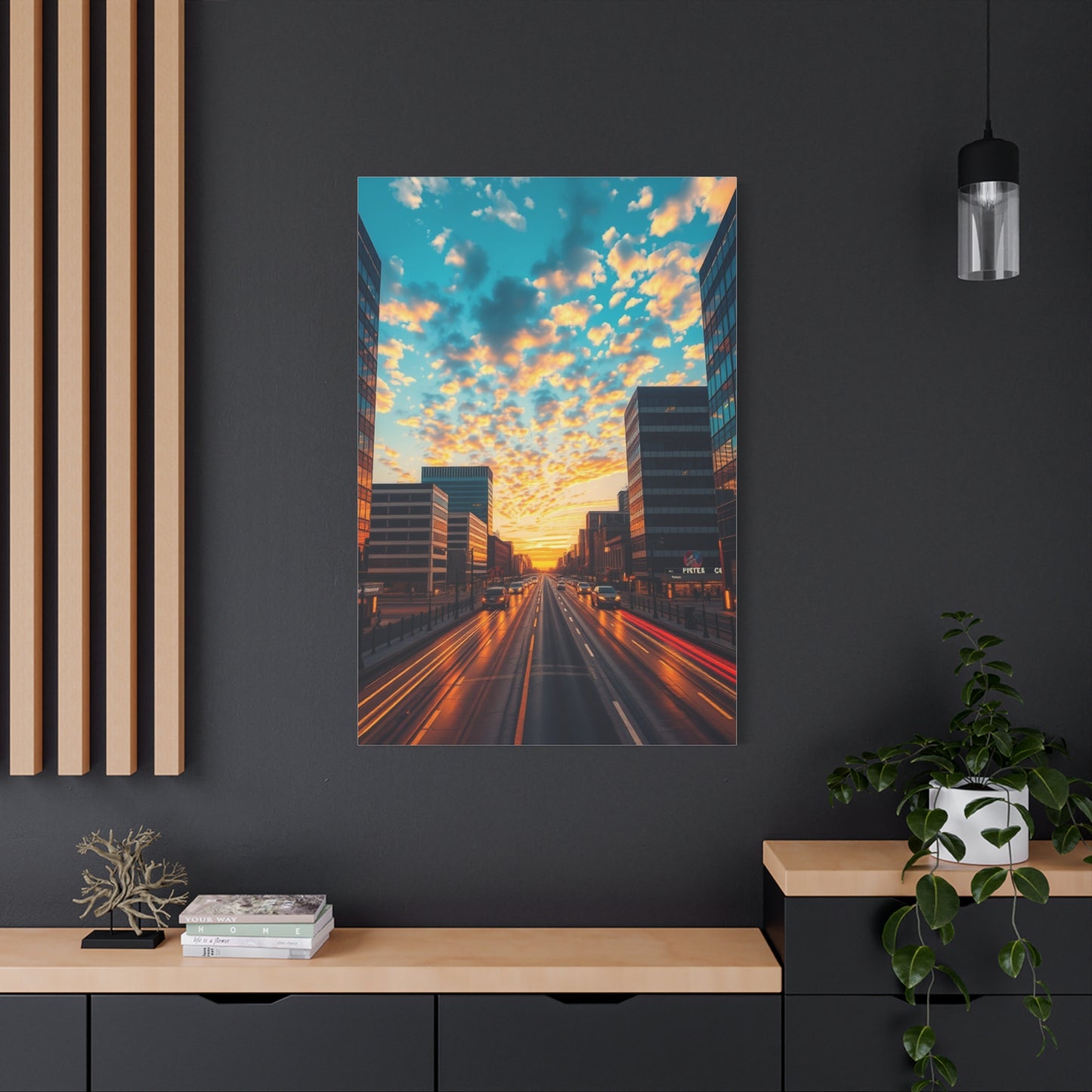 Elite Michigan Sky Media Art Vision Wall Art & Canvas Print