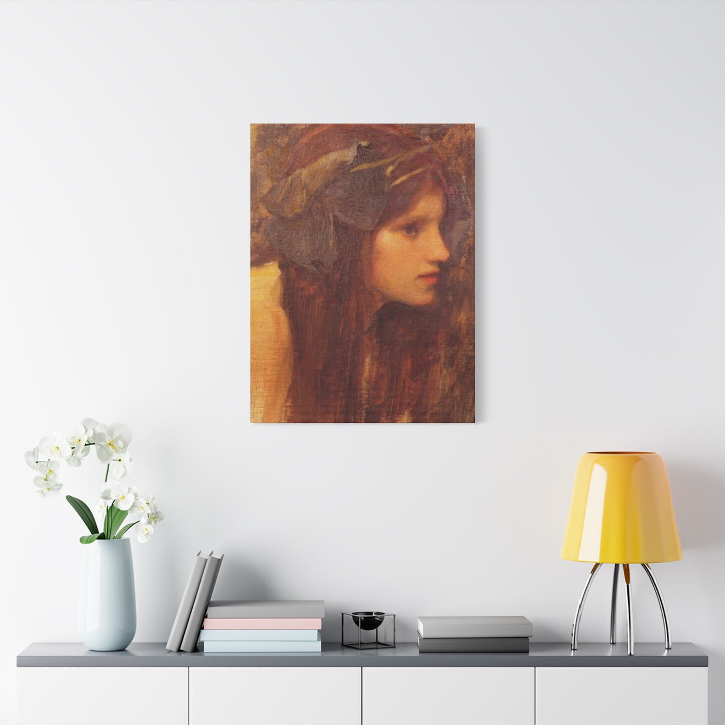 John William A Naiad Study Wall Art & Canvas Prints