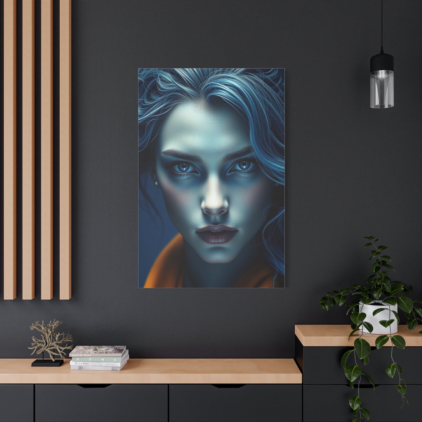 Blue Velvet Vision Wall Art & Canvas Print