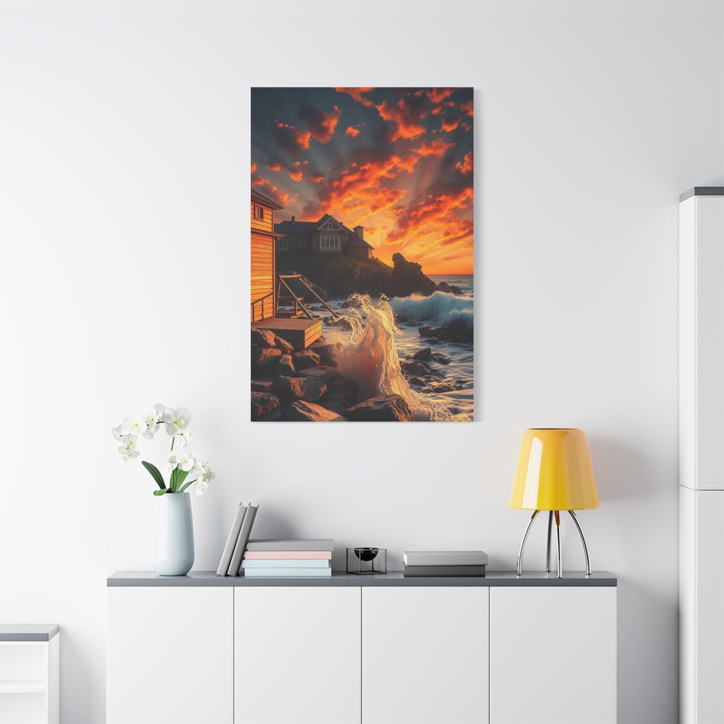 Tidal Tranquility Creation Wall Art & Canvas Print