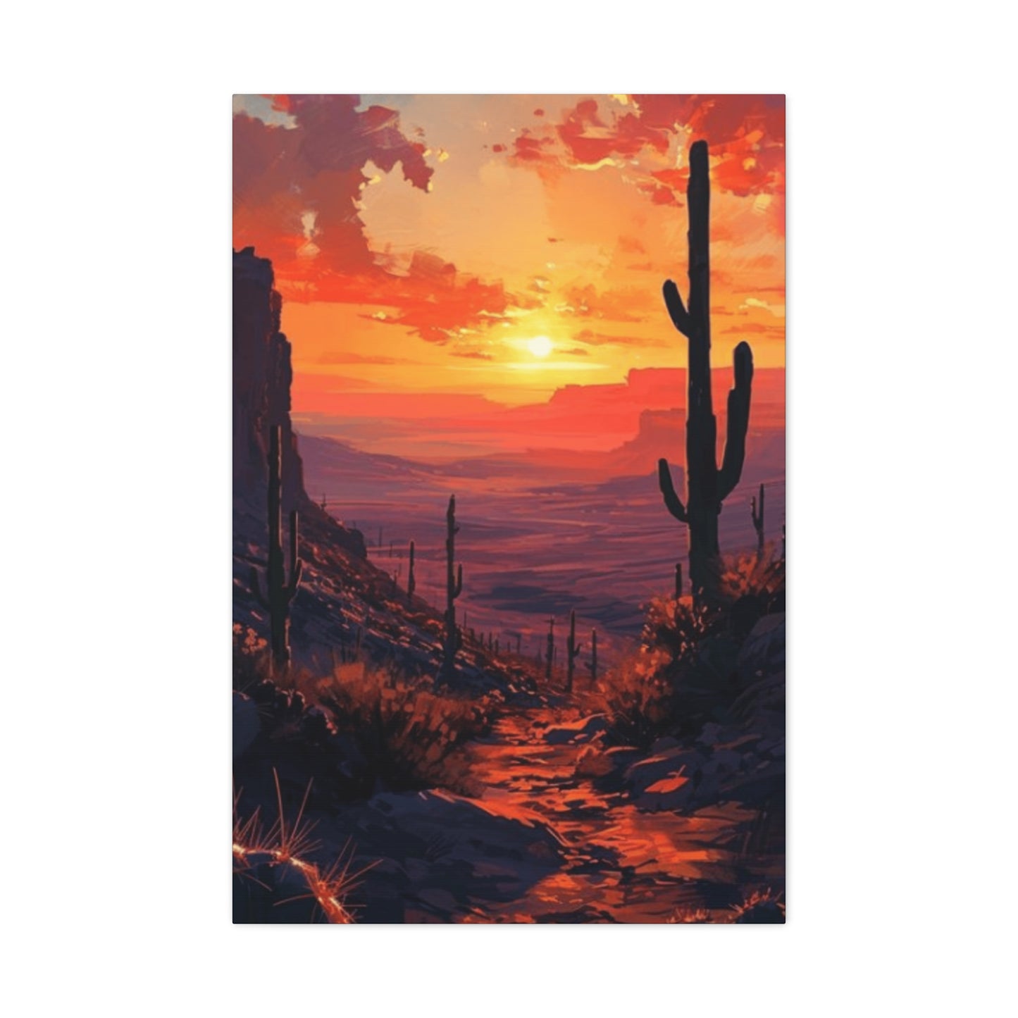 Arizona Desert Sky Sunset Wall Art & Canvas Prints