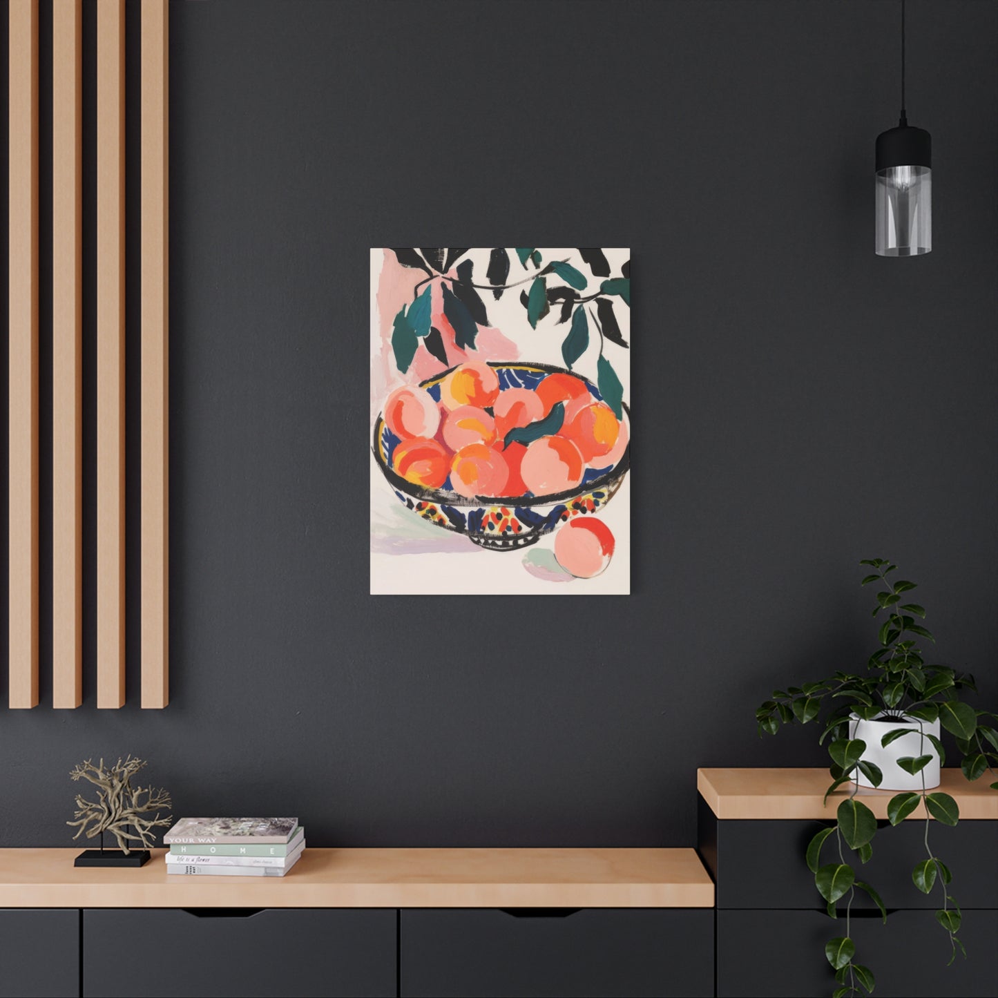 Peach Bowl Wall Art & Canvas Prints
