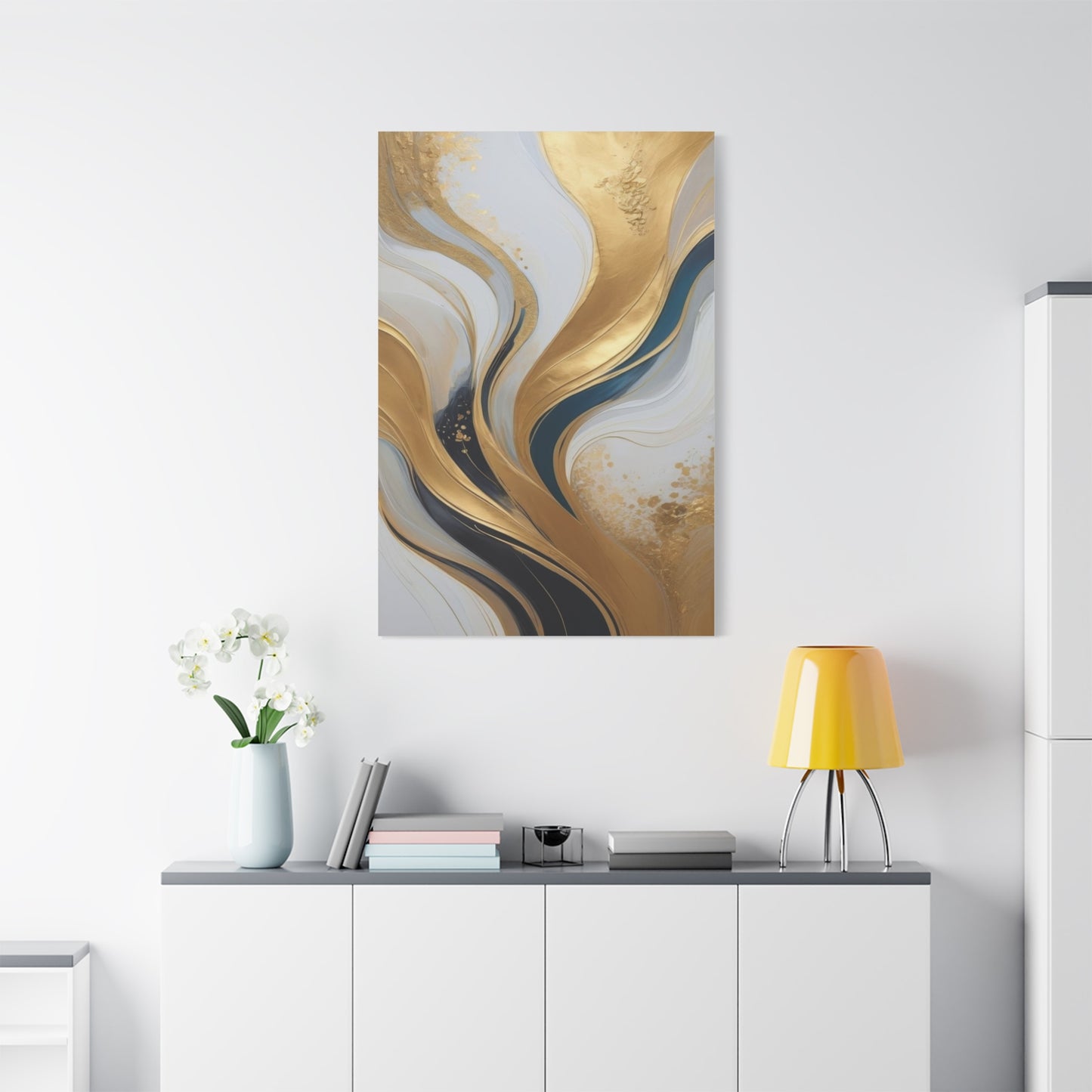 Golden Waves Wall Art & Canvas Prints