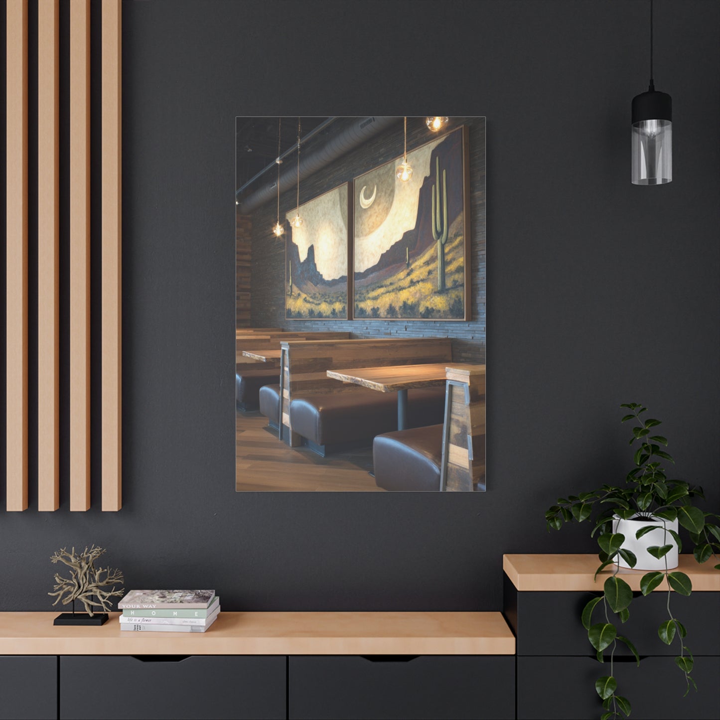 Desert Western Landscape Restaurant Wall Art & Canvas Print