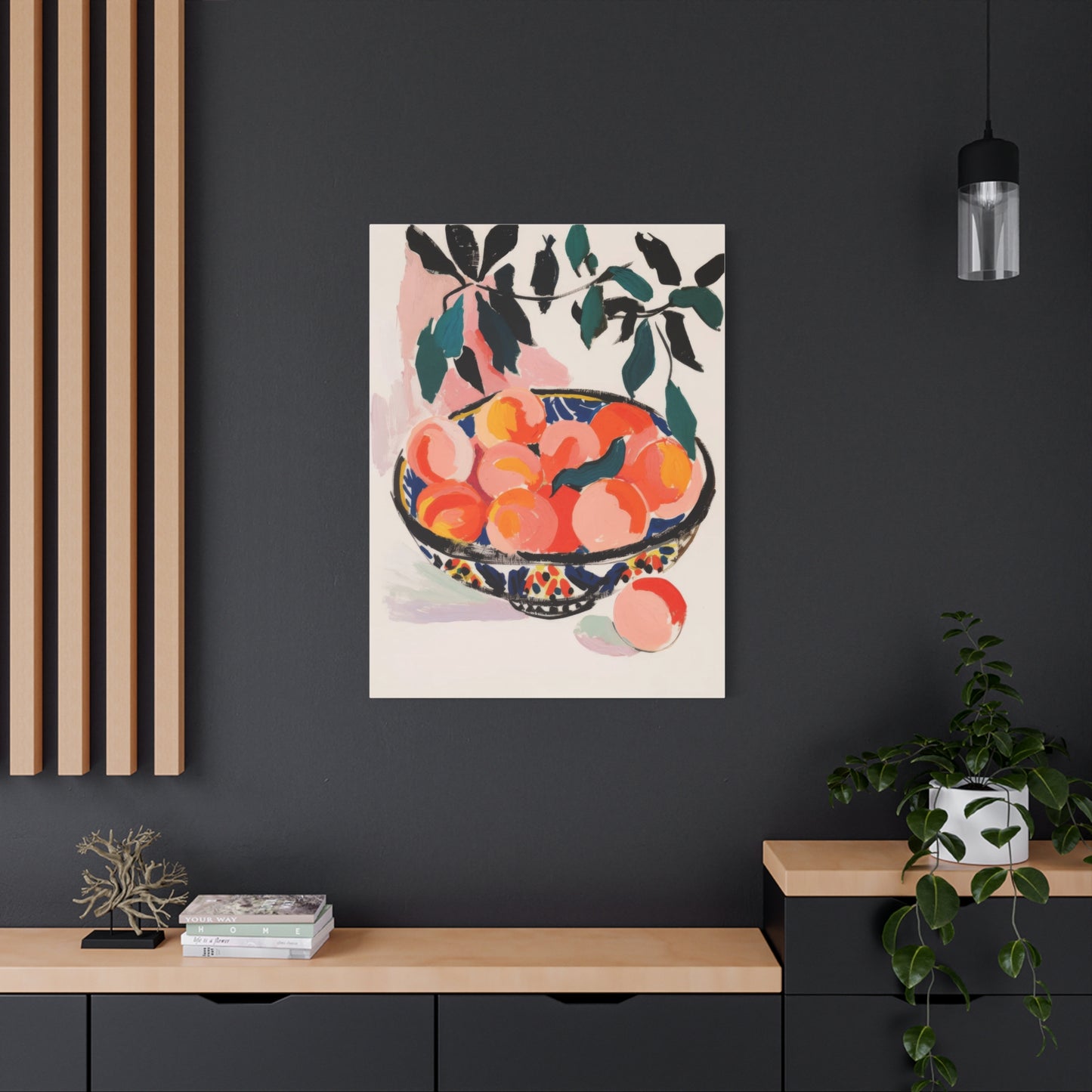 Peach Bowl Wall Art & Canvas Prints