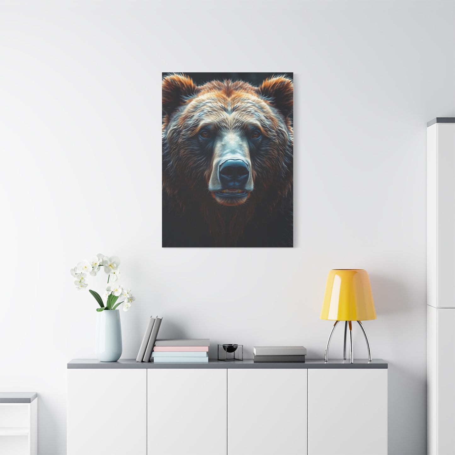 Aristocratic Bear Portraiture Wall Art & Canvas Print