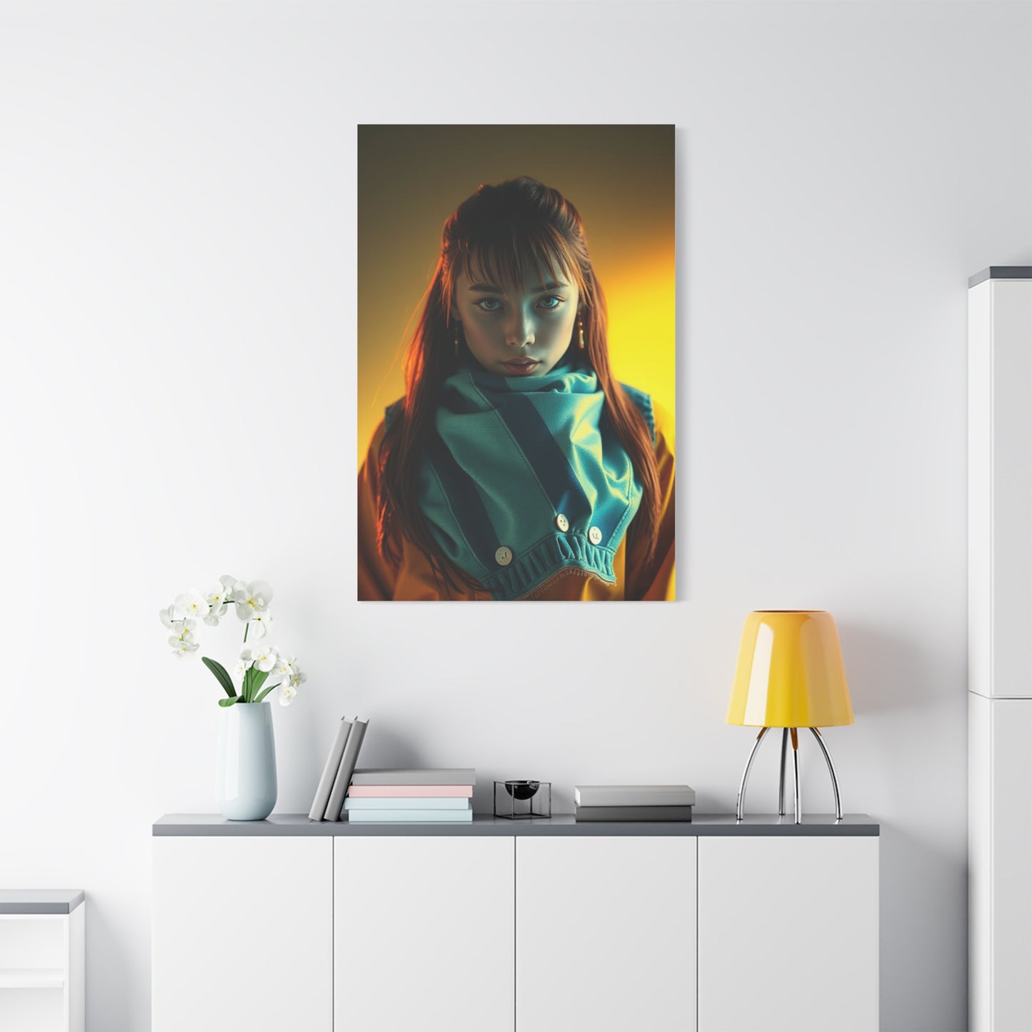 Crisp Elegance Canvas Wall Art & Canvas Print