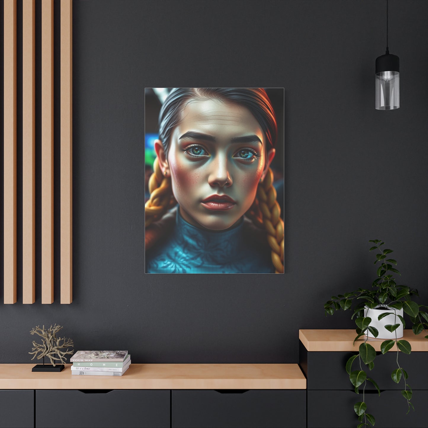 Artisanal Pixel Matrix Wall Art & Canvas Print