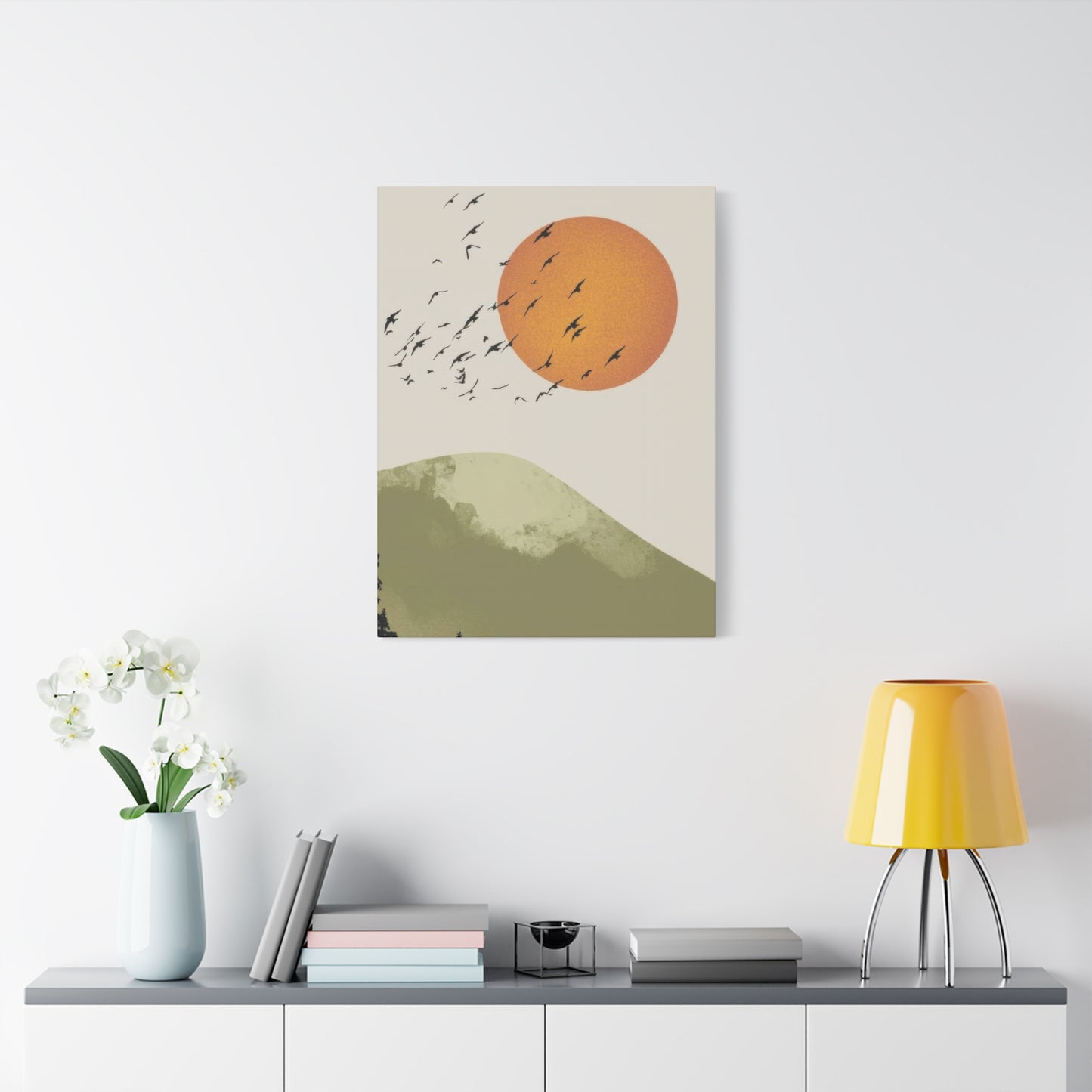 Birds Fly By Earthy Wall Art & Canvas Prints