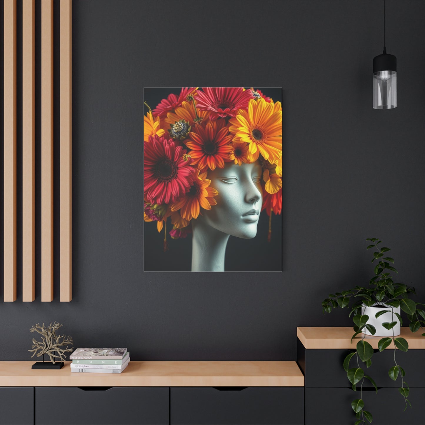 Floral Splendor Tableau Wall Art & Canvas Print