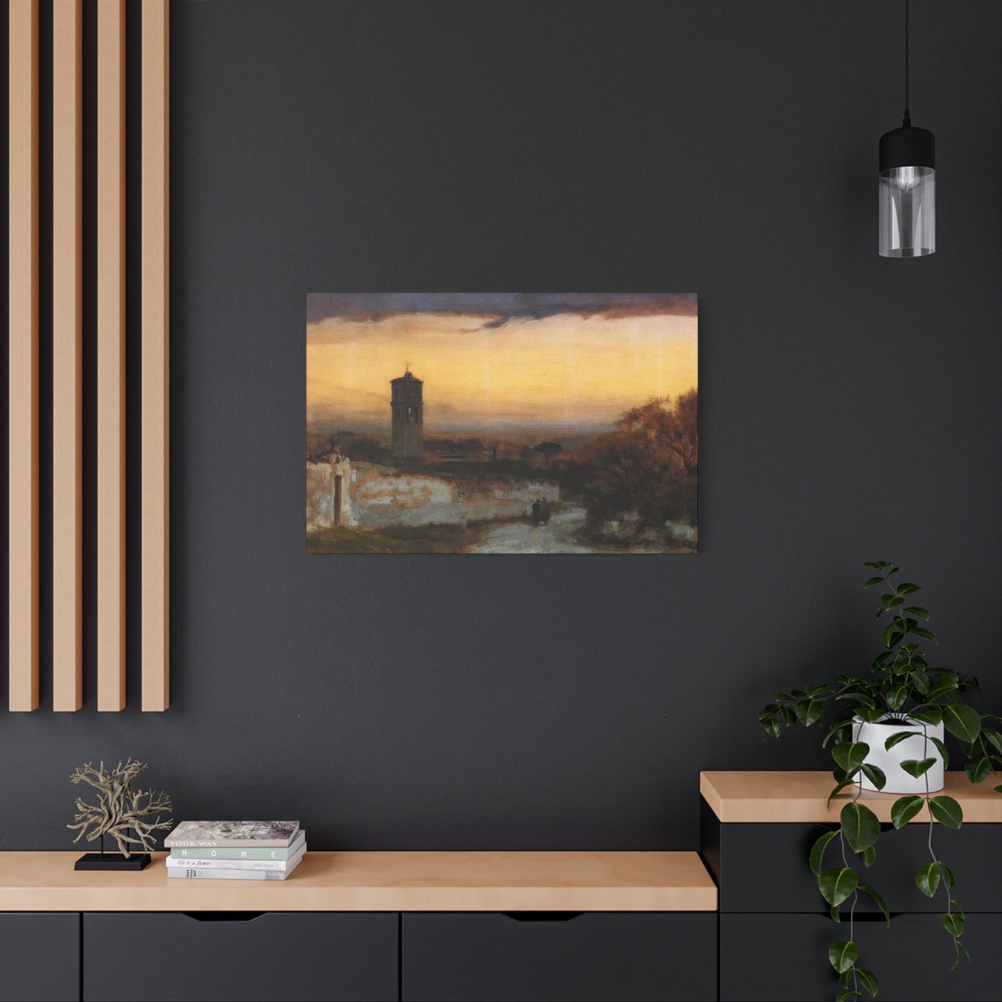 Monastery At Albano George Inness Wall Art & Canvas Prints