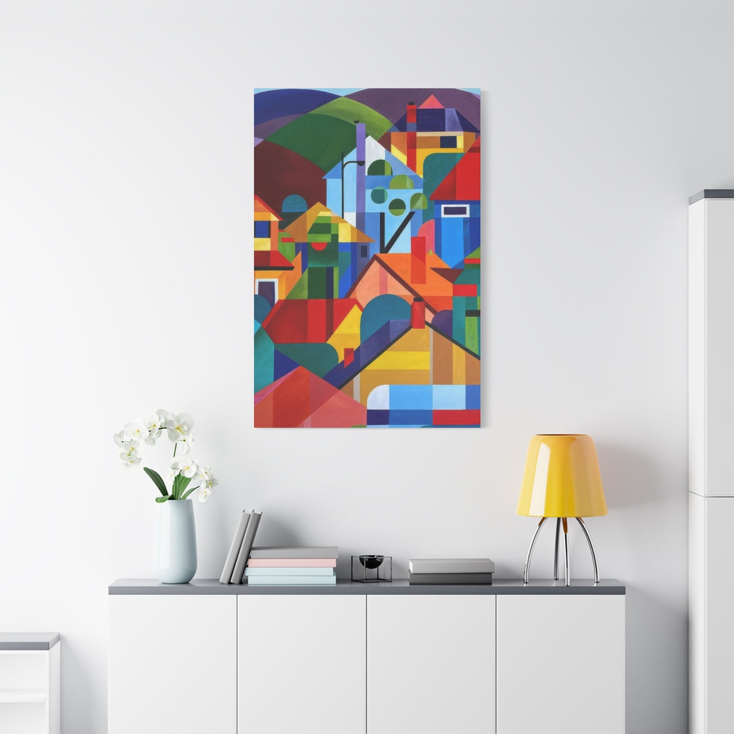 Cityscape Cubism Wall Art & Canvas Prints