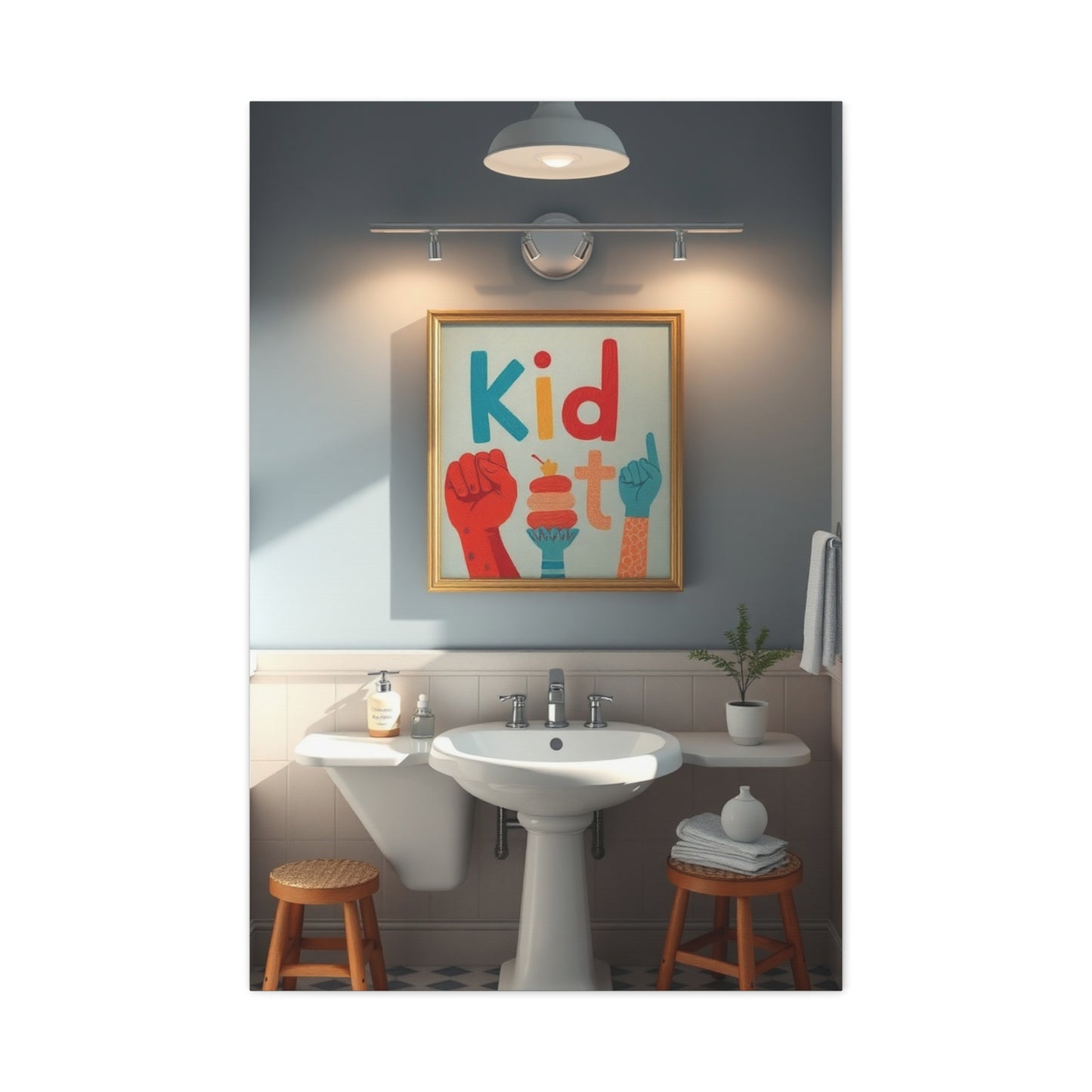 Vision Kid’s Bathroom Art Art Wall Art & Canvas Print