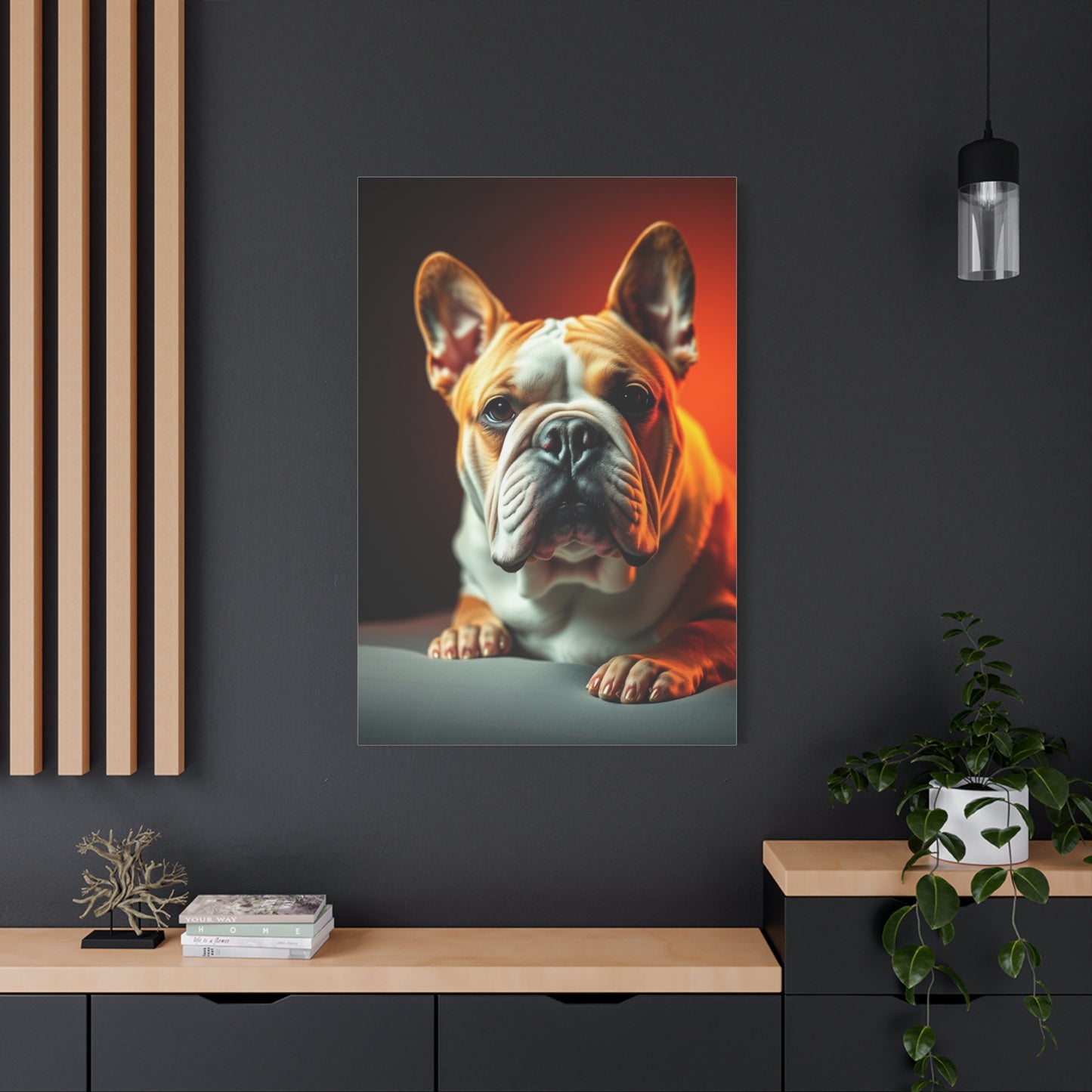 Supreme Bulldog Art Beautiful Collection Wall Art & Canvas Print