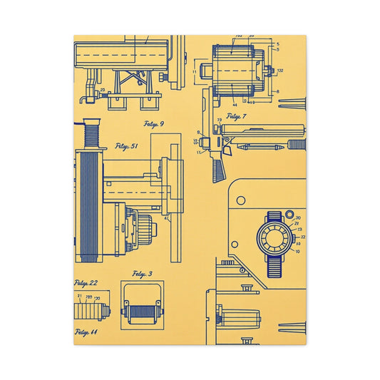 Blueprint & Patent Sketches Art Supreme Gallery Wall Art & Canvas Print