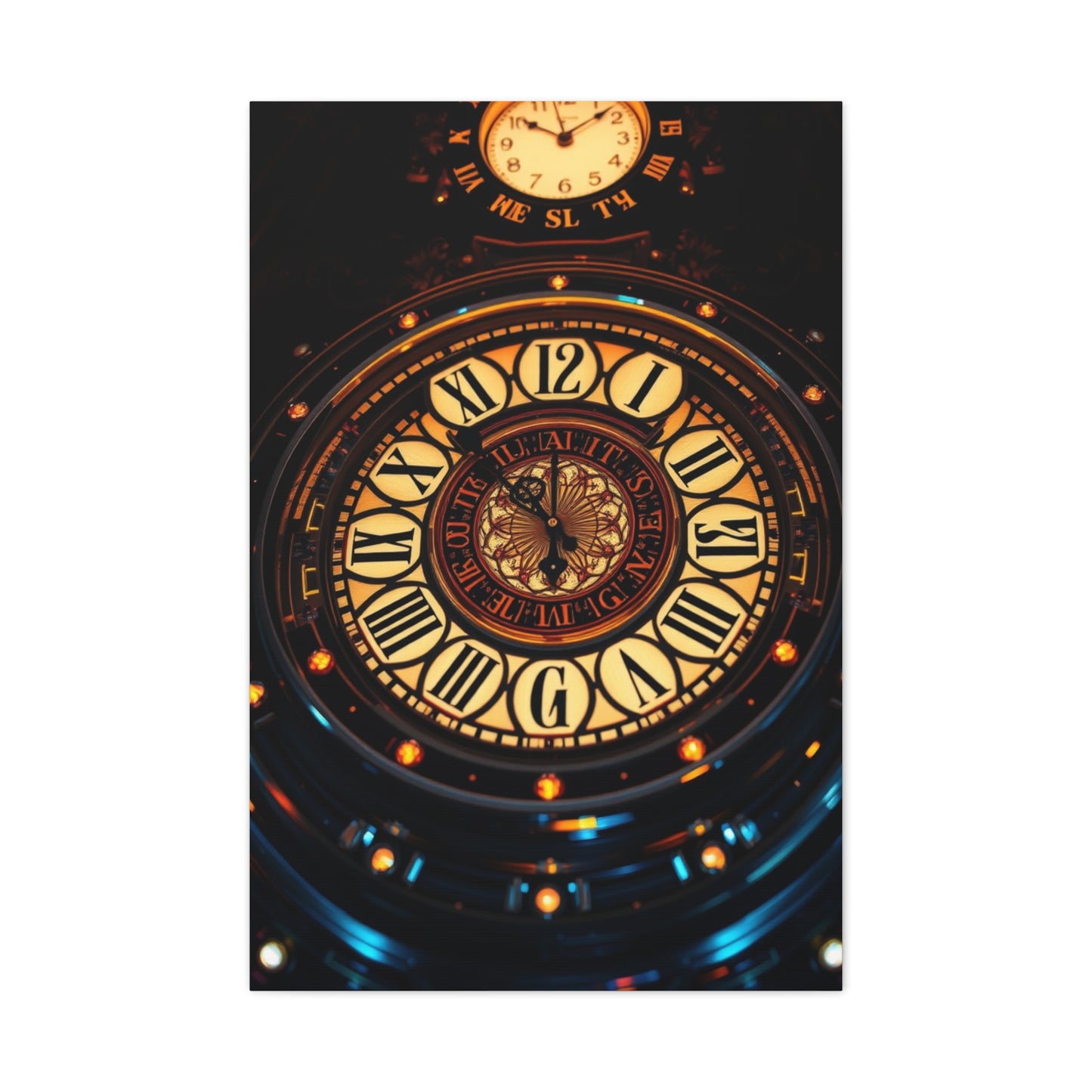 Clock Art Canvas Art 9 Wall Art & Canvas Print