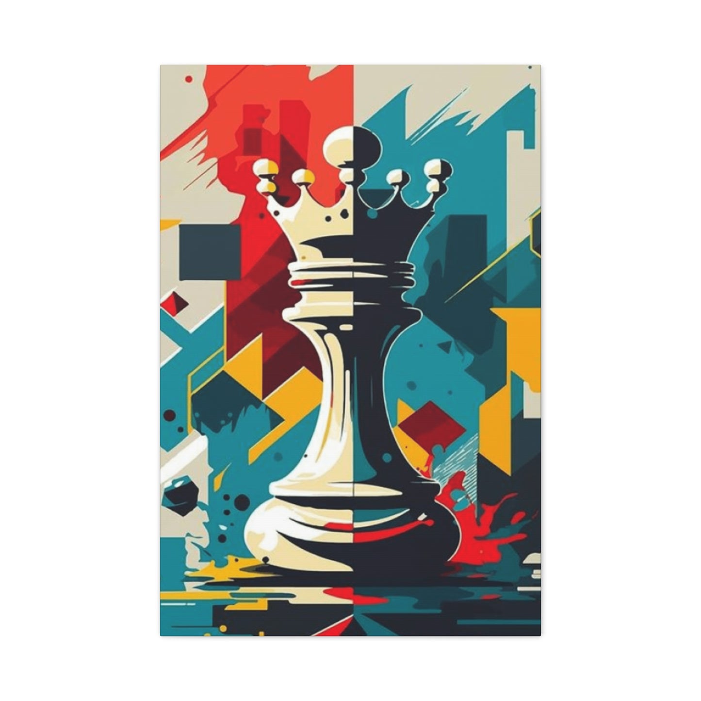 Abstract Chess Piece Wall Art & Canvas Prints