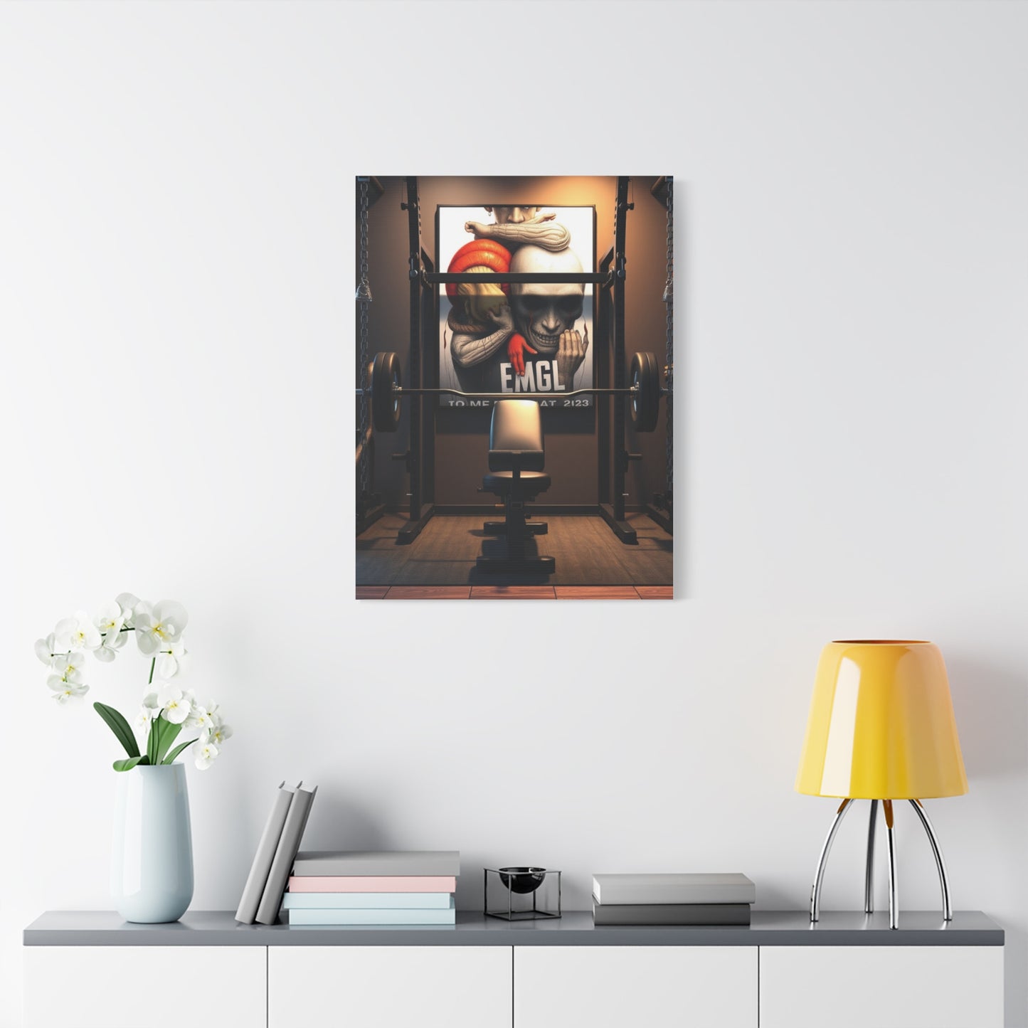 Refined Gym Inspiration Art Wall Art & Canvas Print