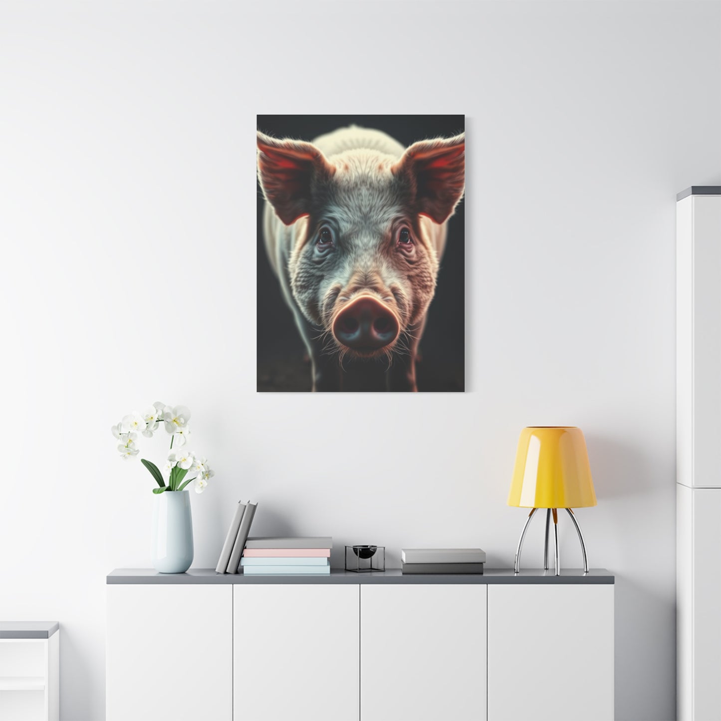 Pig Art Canvas Art 10 Wall Art & Canvas Print