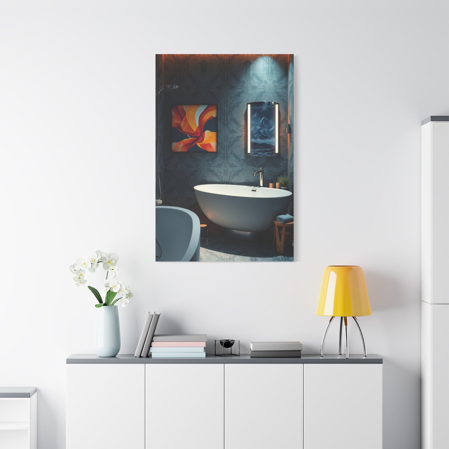 Refined Bath Sanctuary Art Wall Art & Canvas Print