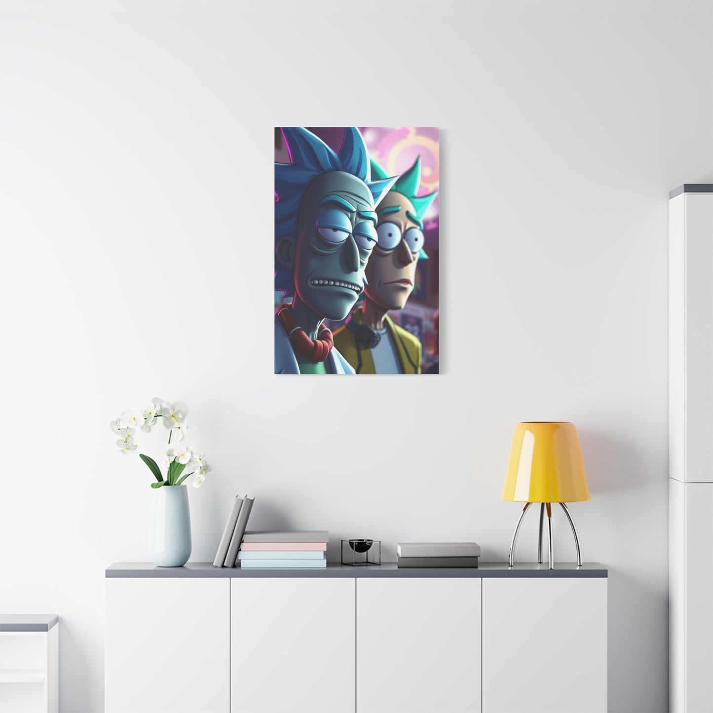 Rick and Morty Art Premium Canvas 20 Wall Art & Canvas Print