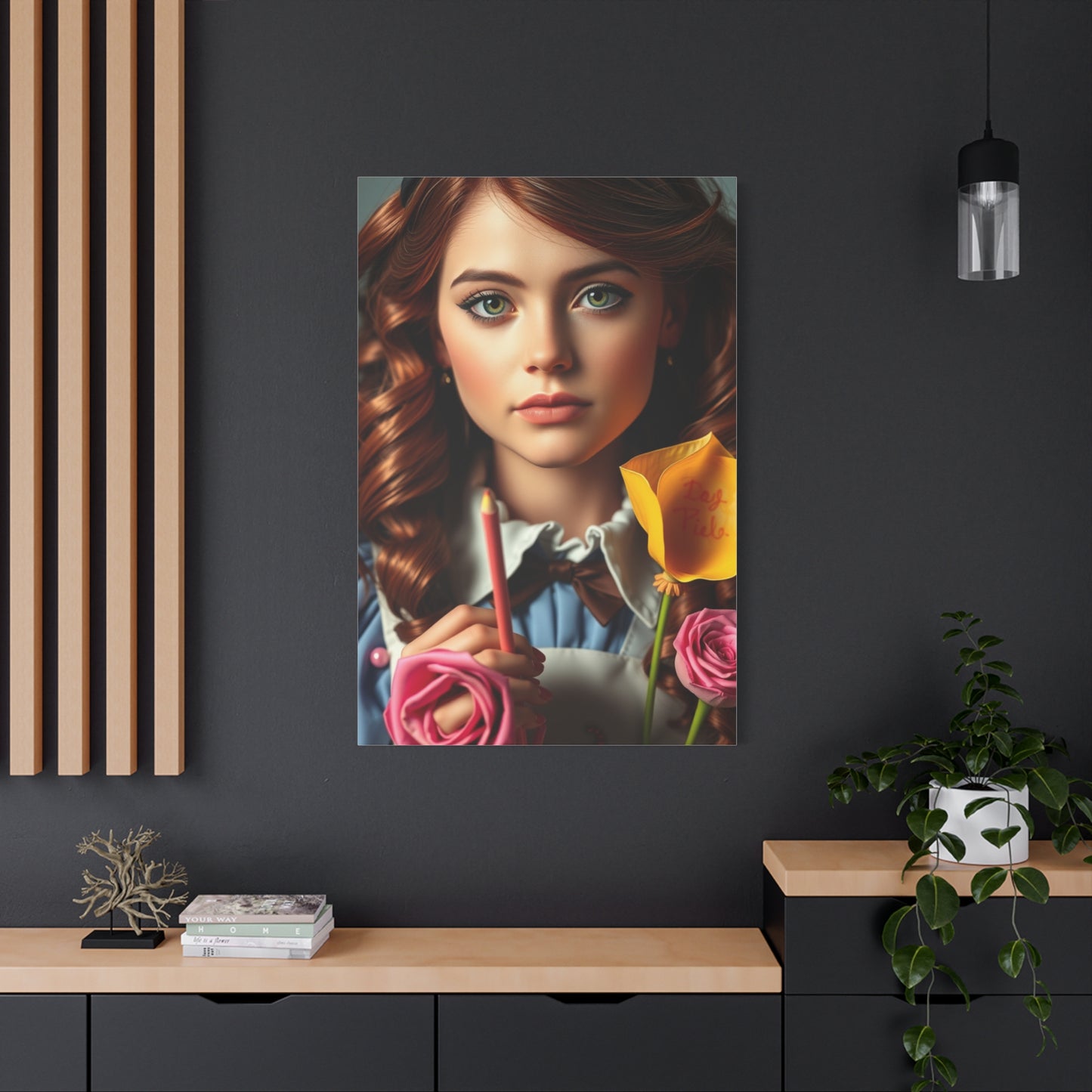 Alice In Wonderland Characters Art Premium Supreme Gallery Wall Art & Canvas Print