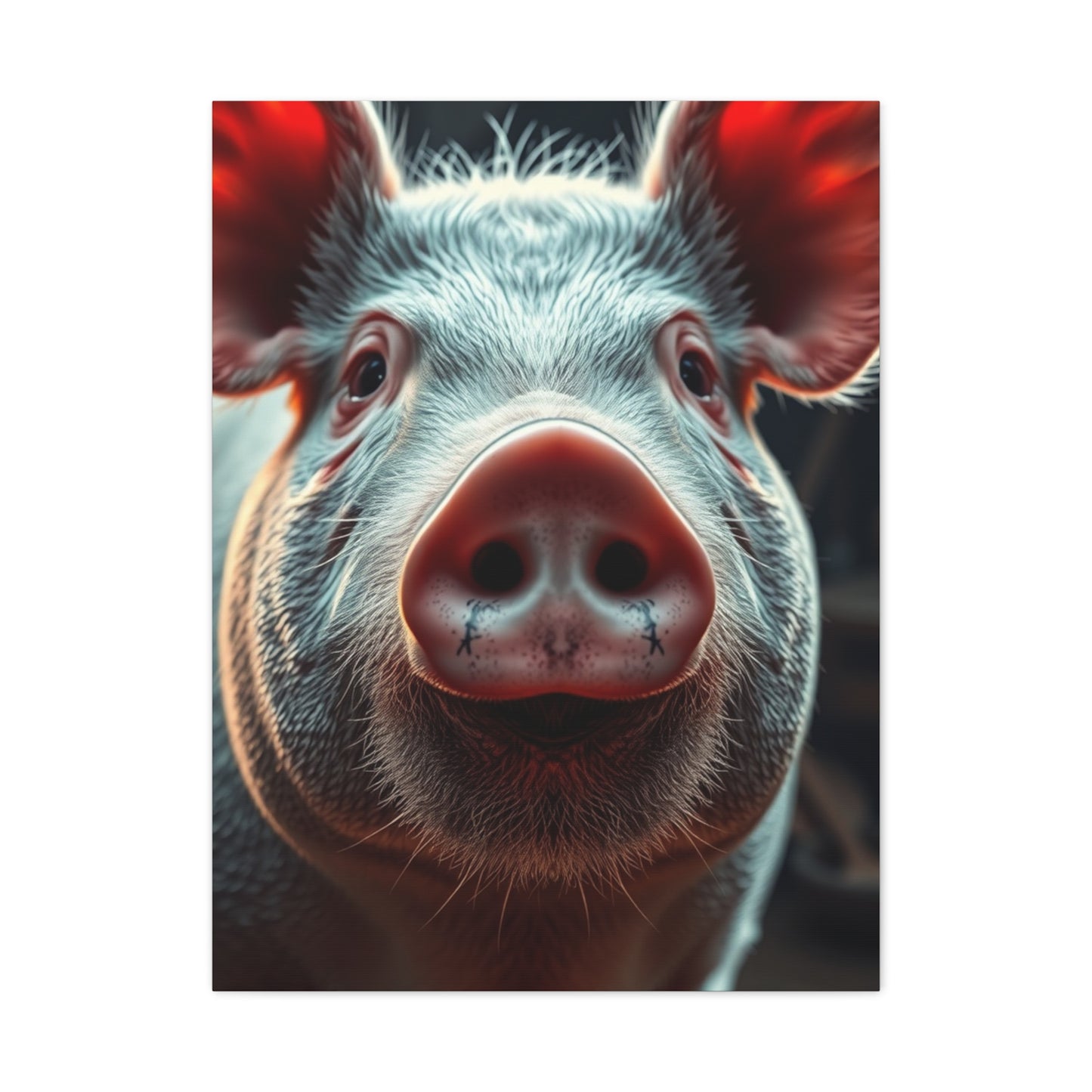 Pig Art Canvas Art 6 Wall Art & Canvas Print