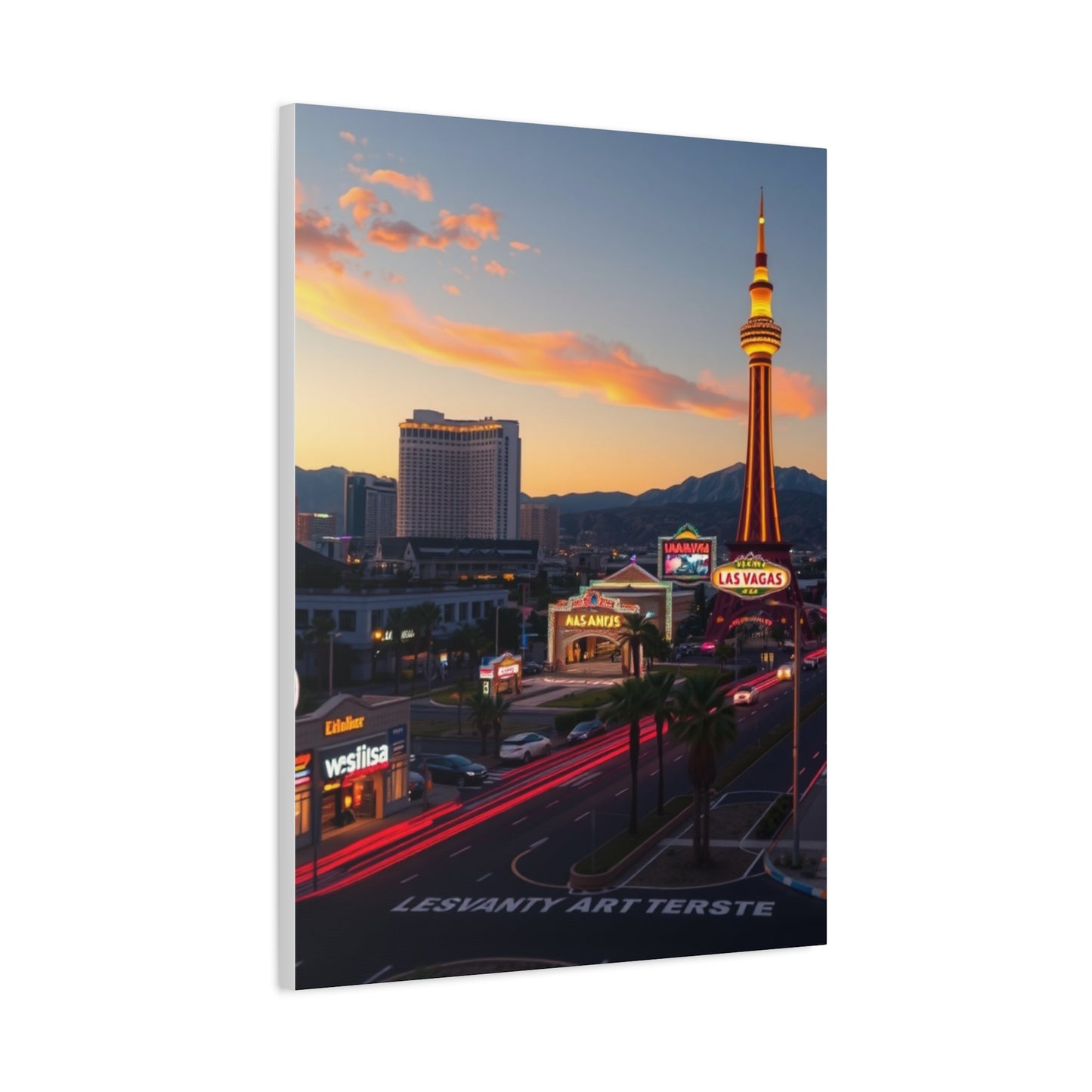 Las Vagas Art Canvas Art 4 Wall Art & Canvas Print
