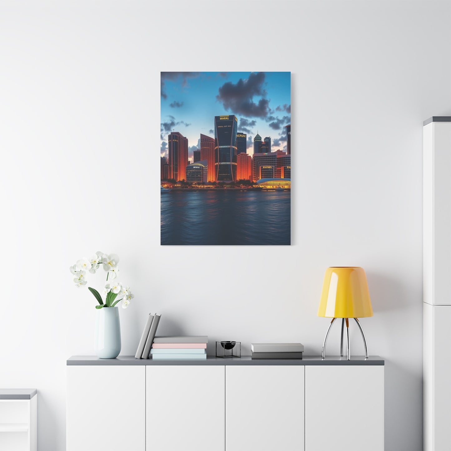 Opulent Skyline Silhouette Art Wall Art & Canvas Print