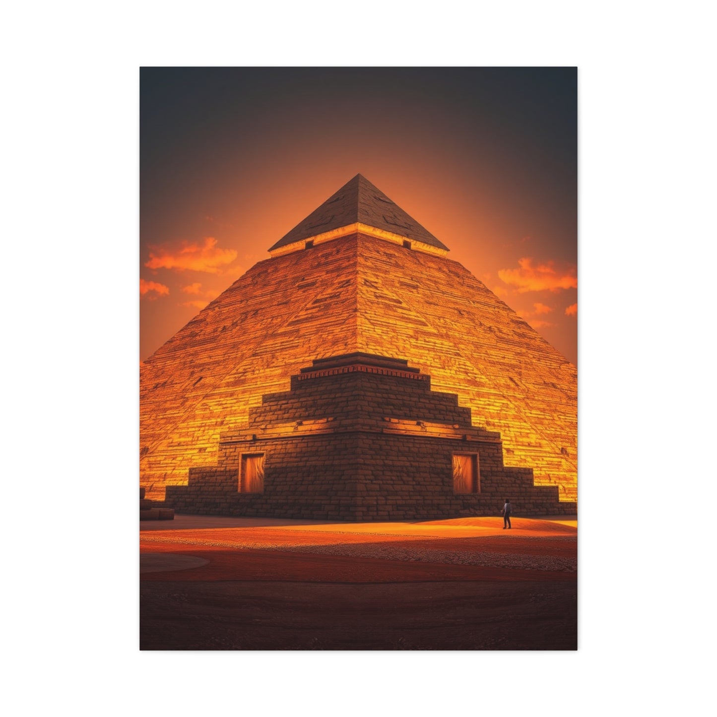 Pyramid Art Canvas Art 3 Wall Art & Canvas Print