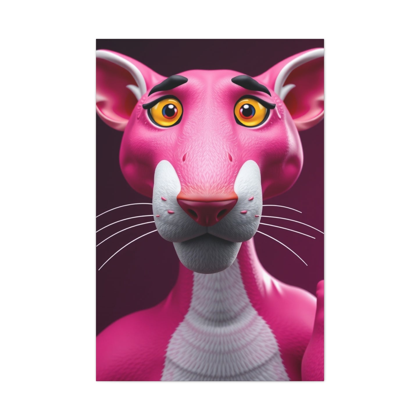 Pink Panther Art Premium Canvas 18 Wall Art & Canvas Print