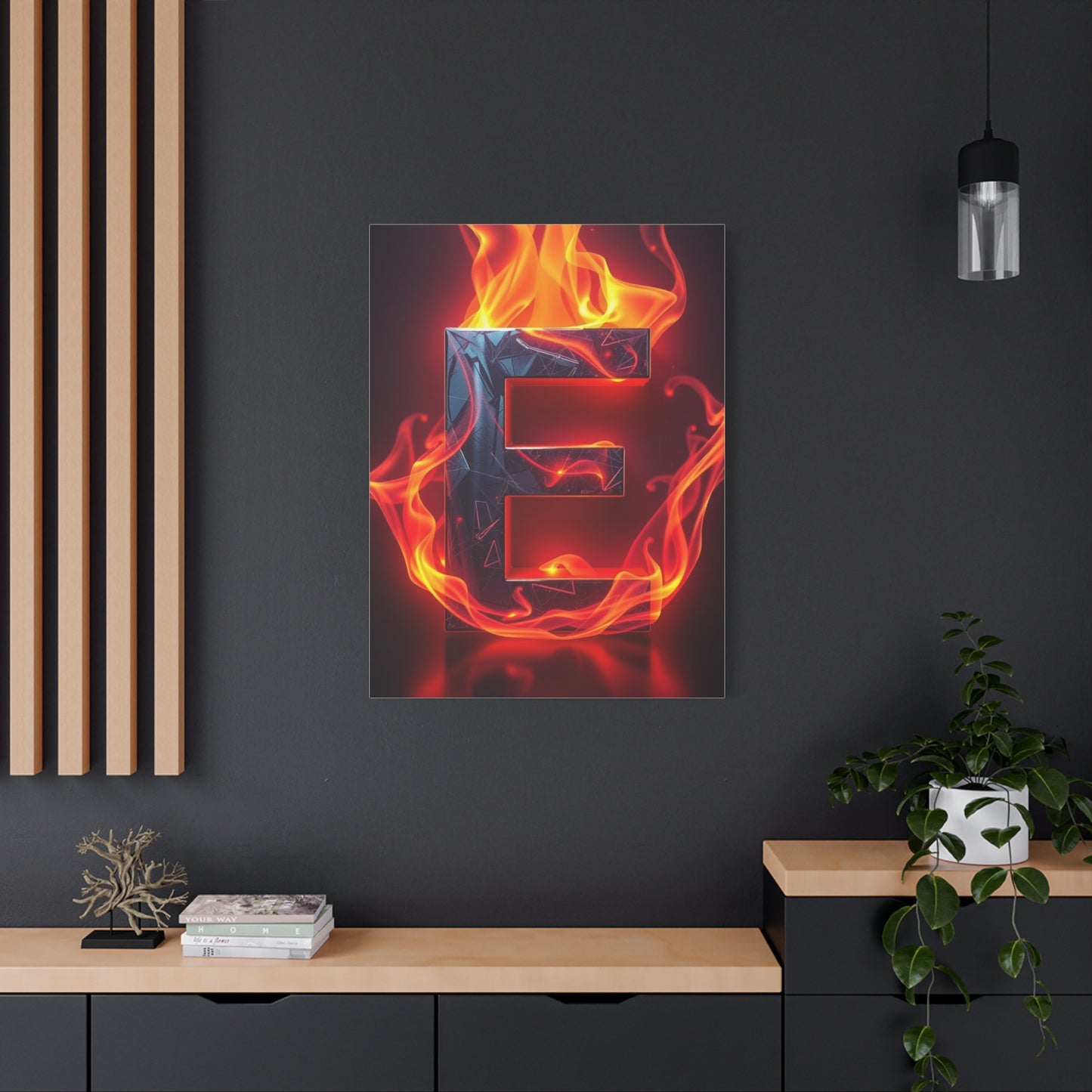 The Letter E - Art Canvas Art 5 Wall Art & Canvas Print