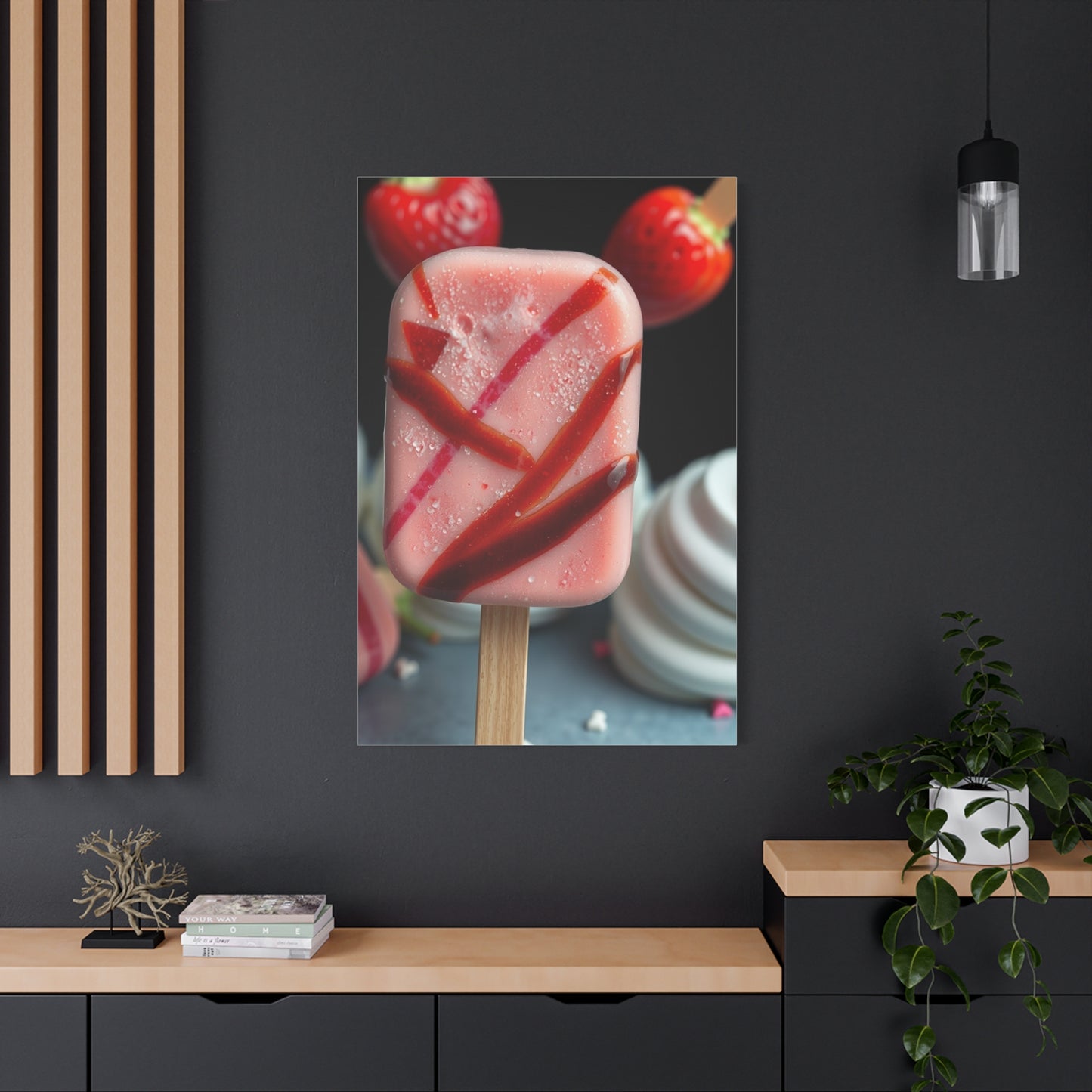 Ice Cream & Popsicle Art Luxury Canvas Wall Art & Canvas Print