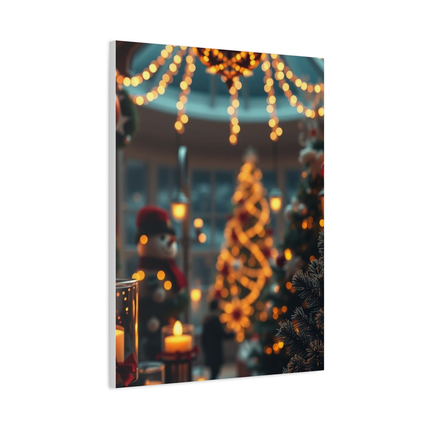 Yuletide Elegance Canvas Wall Art & Canvas Print