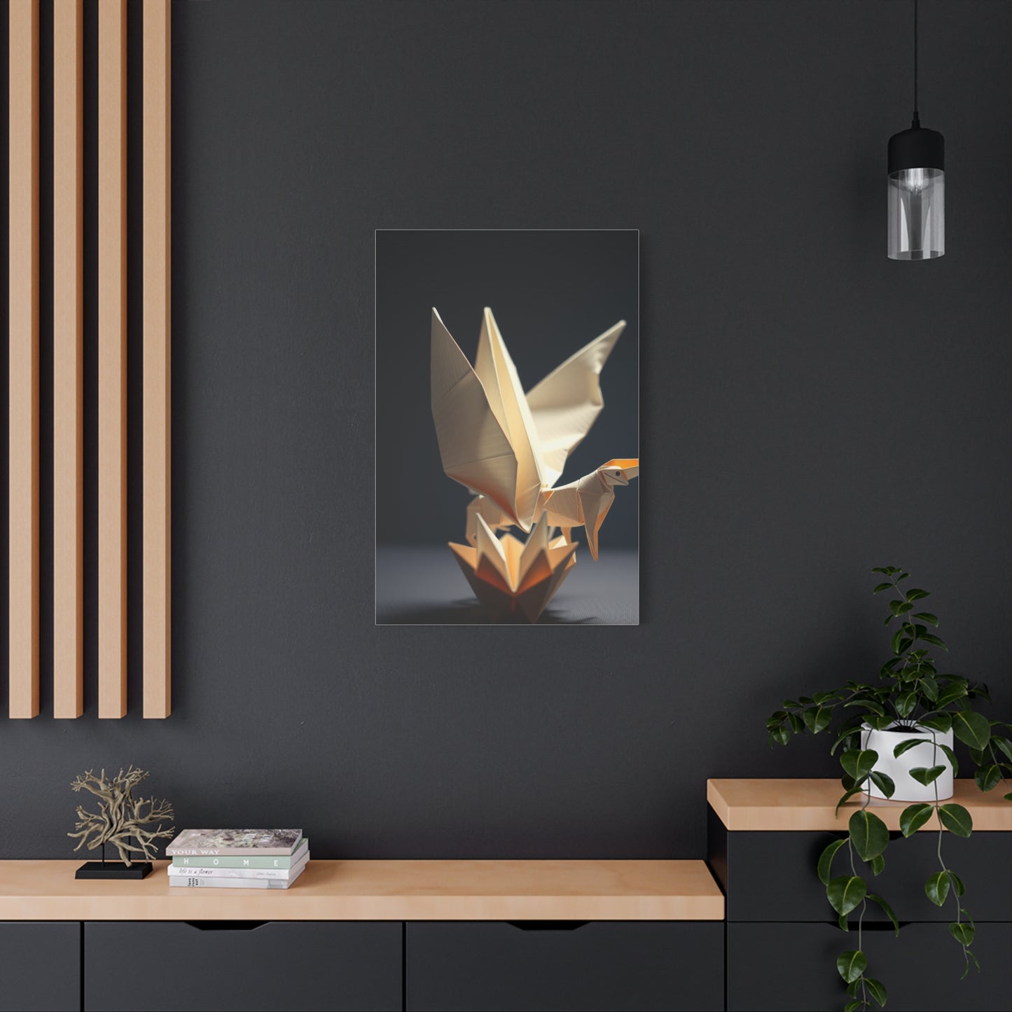 Artistry of Folded Whispers Wall Art & Canvas Print