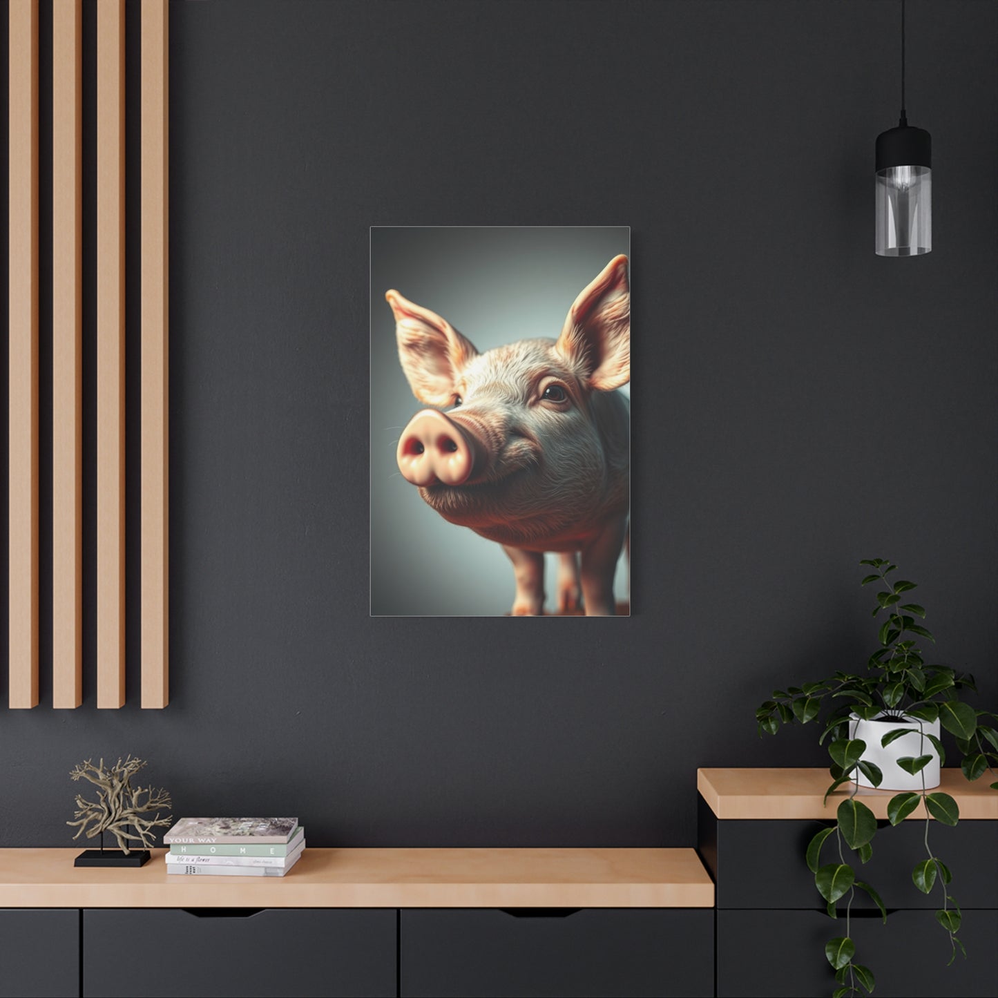 Pig Art Canvas Art 4 Wall Art & Canvas Print
