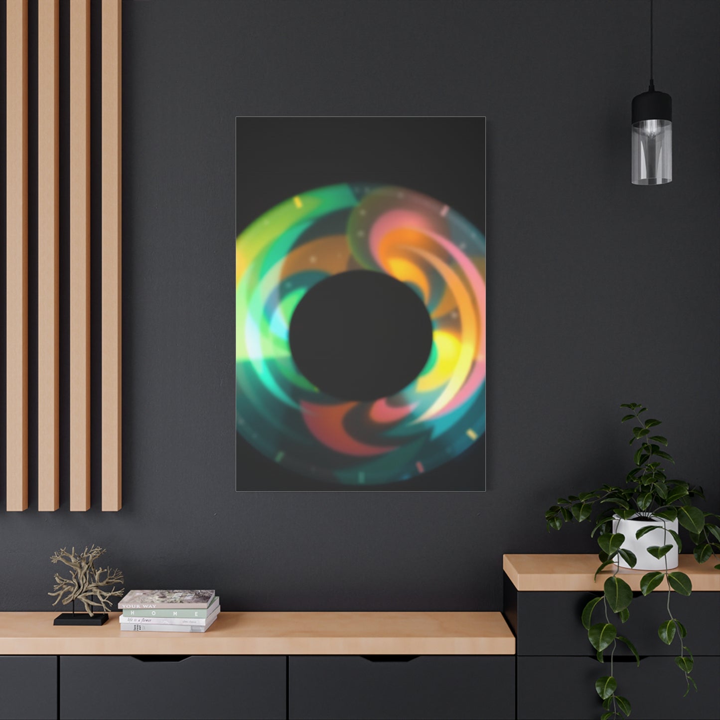 Elite Circular Abstract Art Vision Wall Art & Canvas Print